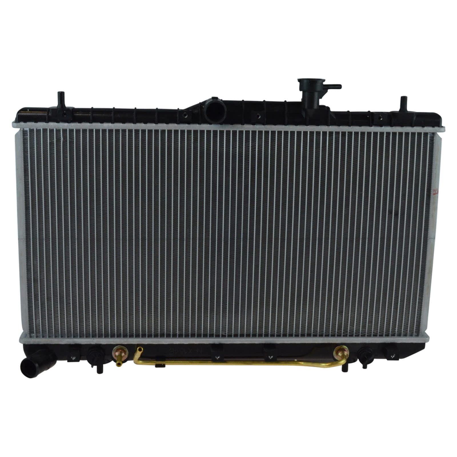 Trq Radiator Assembly Aluminum Core Compatible With 00-05 Hyundai Accent Cu2338 Hy3010142