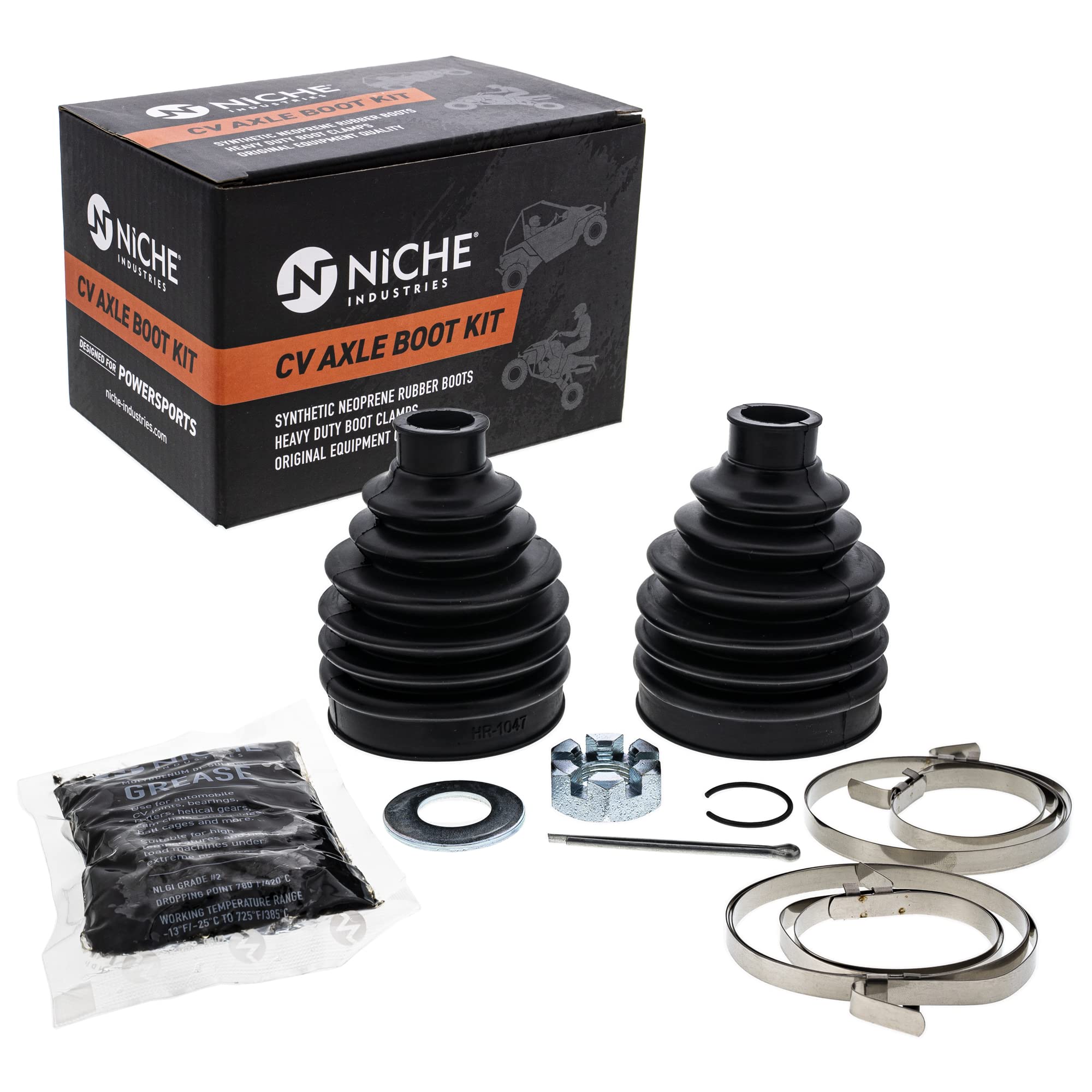 Niche Front Cv Axle Boot Kit For Polaris 2203331 2203332 Ranger 800 500 Utv