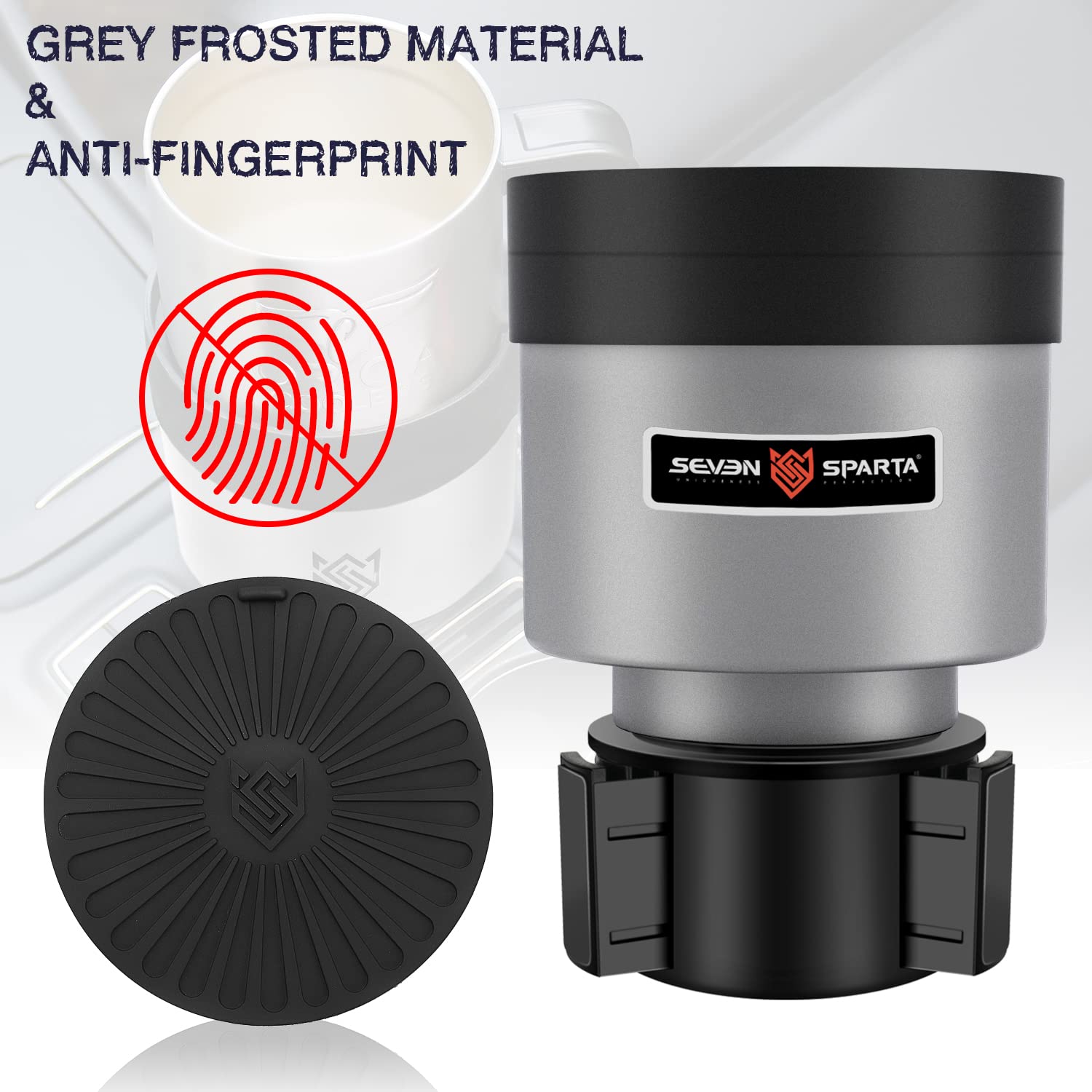 Seven Sparta 2 Pack Car Cup Holder Expander Organizer Adjustable Base, Compatible With Yeti 20/26/30 Oz, Hydro Flasks 32/40Oz, N