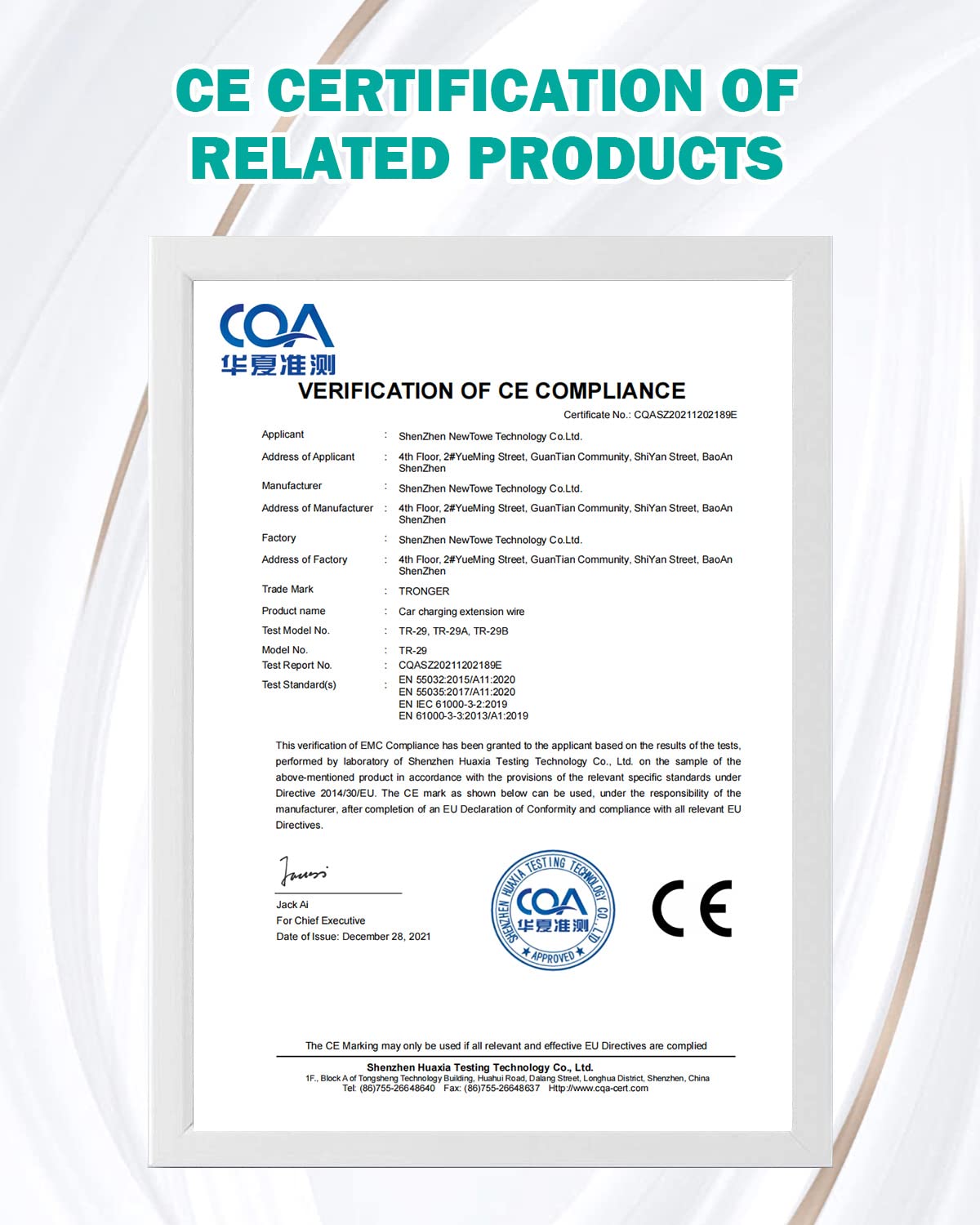 Cigarette Lighter Extension Cable 3.6M-12Ft 16Awg Male To Female Socket, Dc 12V/24V Cigarette Lighter Socket Power Outlet With 1