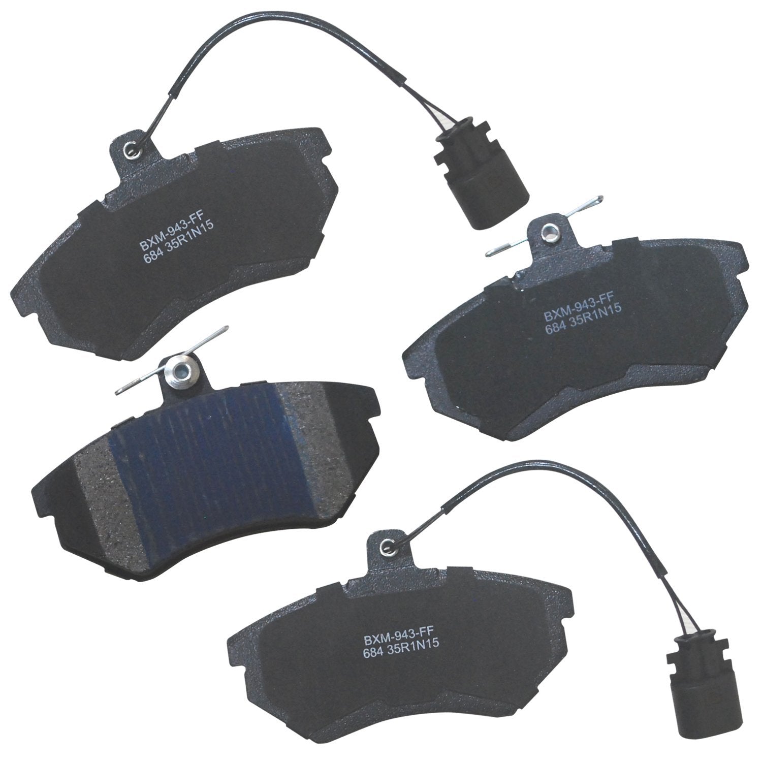 Bendix Premium Sbm684 Semi-Metallic Front Brake Pads For Volkswagen Golf 1995, Jetta 1995-1994