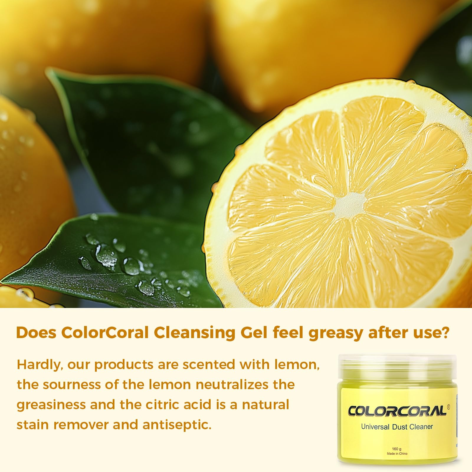 Colorcoral 2Pack Keyboard Cleaning Gel Set Universal Dust Cleaner For Pc Keyboard Cleaning Car Detailing Slime Laptop Dusting Ho