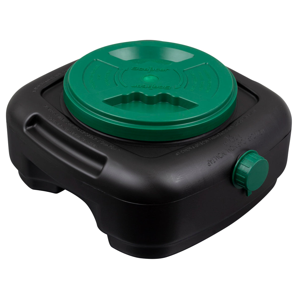 Scepter AM07029 7.3 Quart Oil Drain Pan with Lid, Filter Drain Screen, and Pour Spout for Automotive Fluids Including Engine Oil