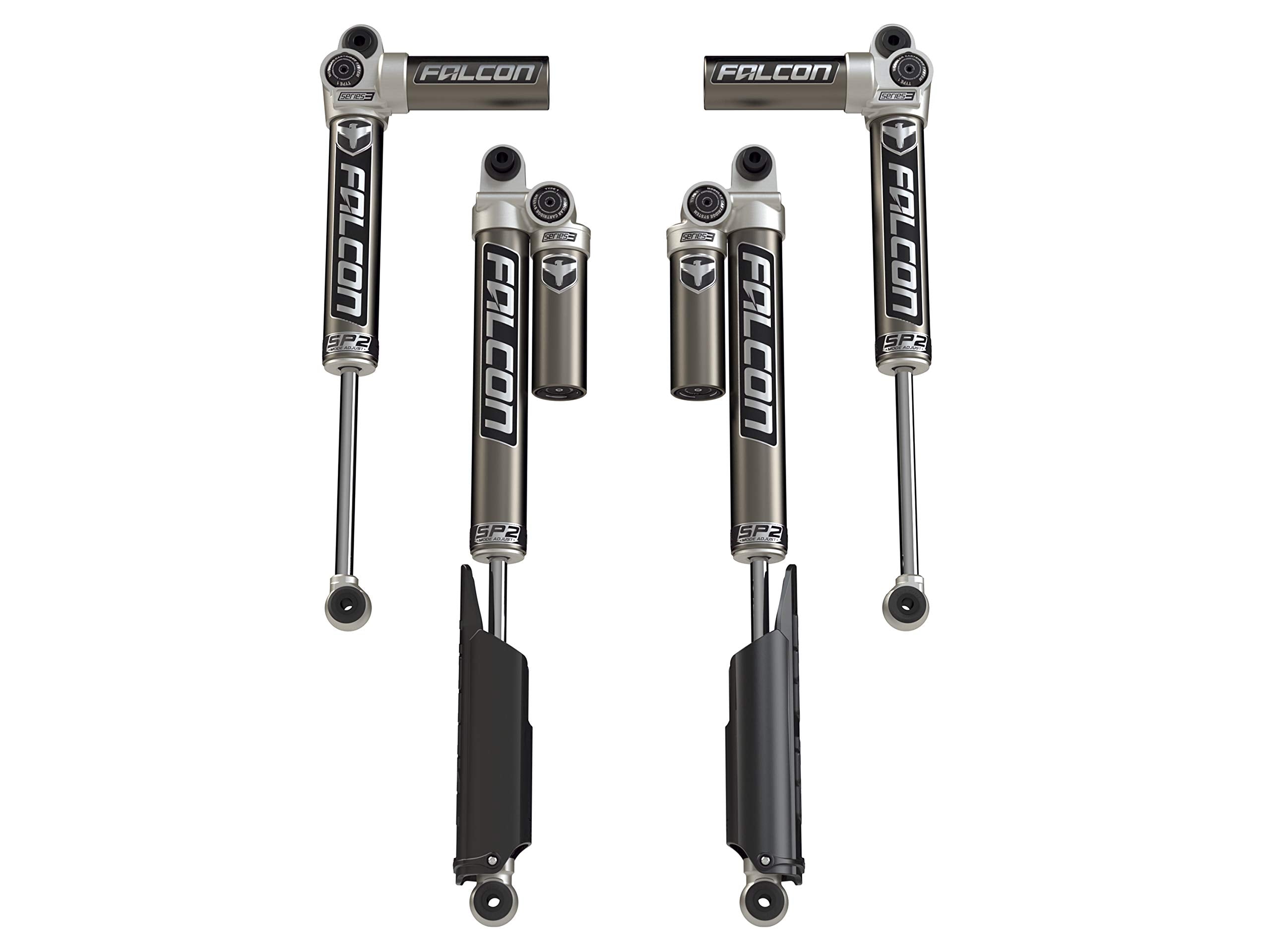 Jlu 4-Door Falcon Sp2 3.1 Piggyback Shocks (2-4.5” Lift)