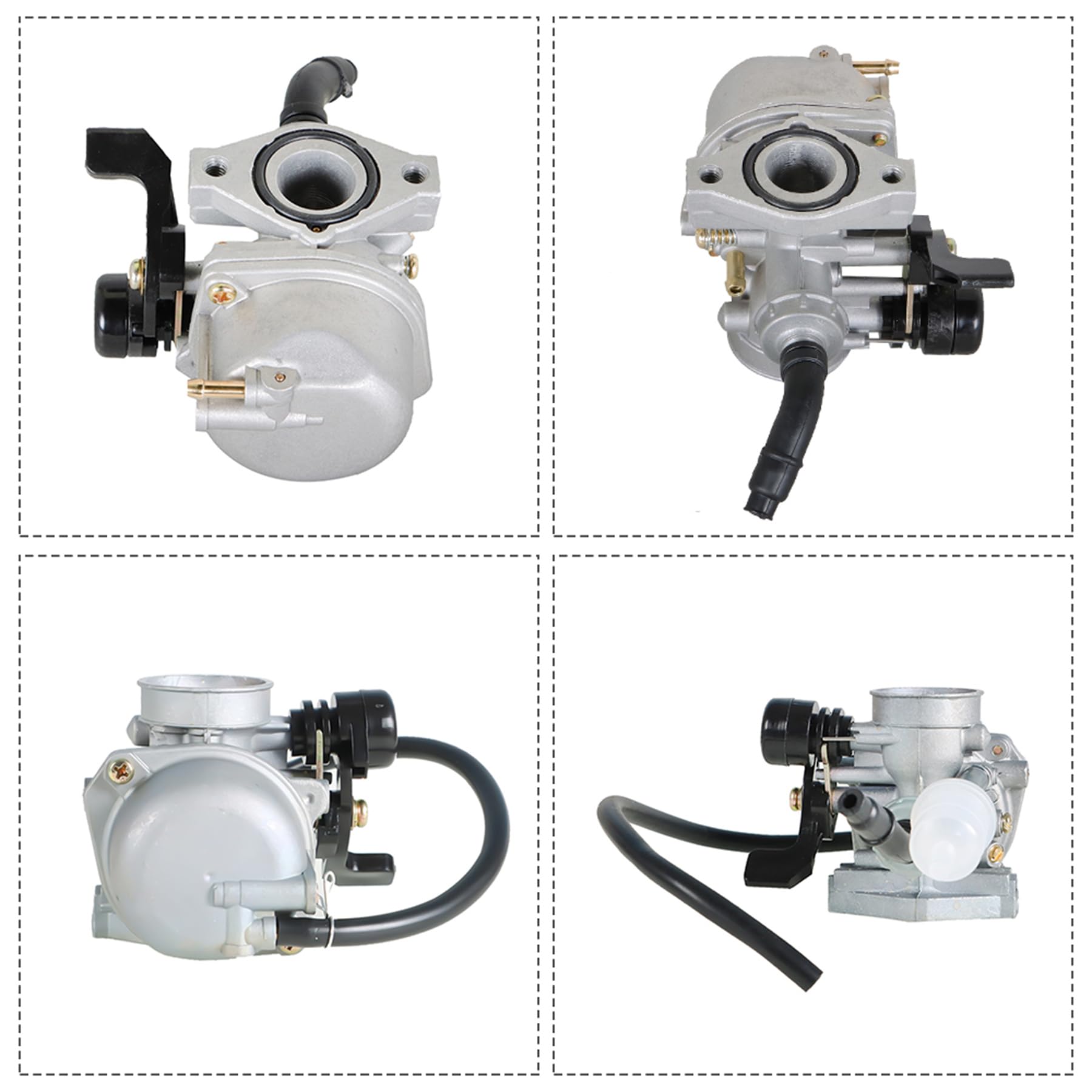All-Carb Pz19 Carburetor 50Cc 70Cc 90Cc 110Cc 125Cc Replacement For Atv Dirt Bike Go Kart With Air Filter
