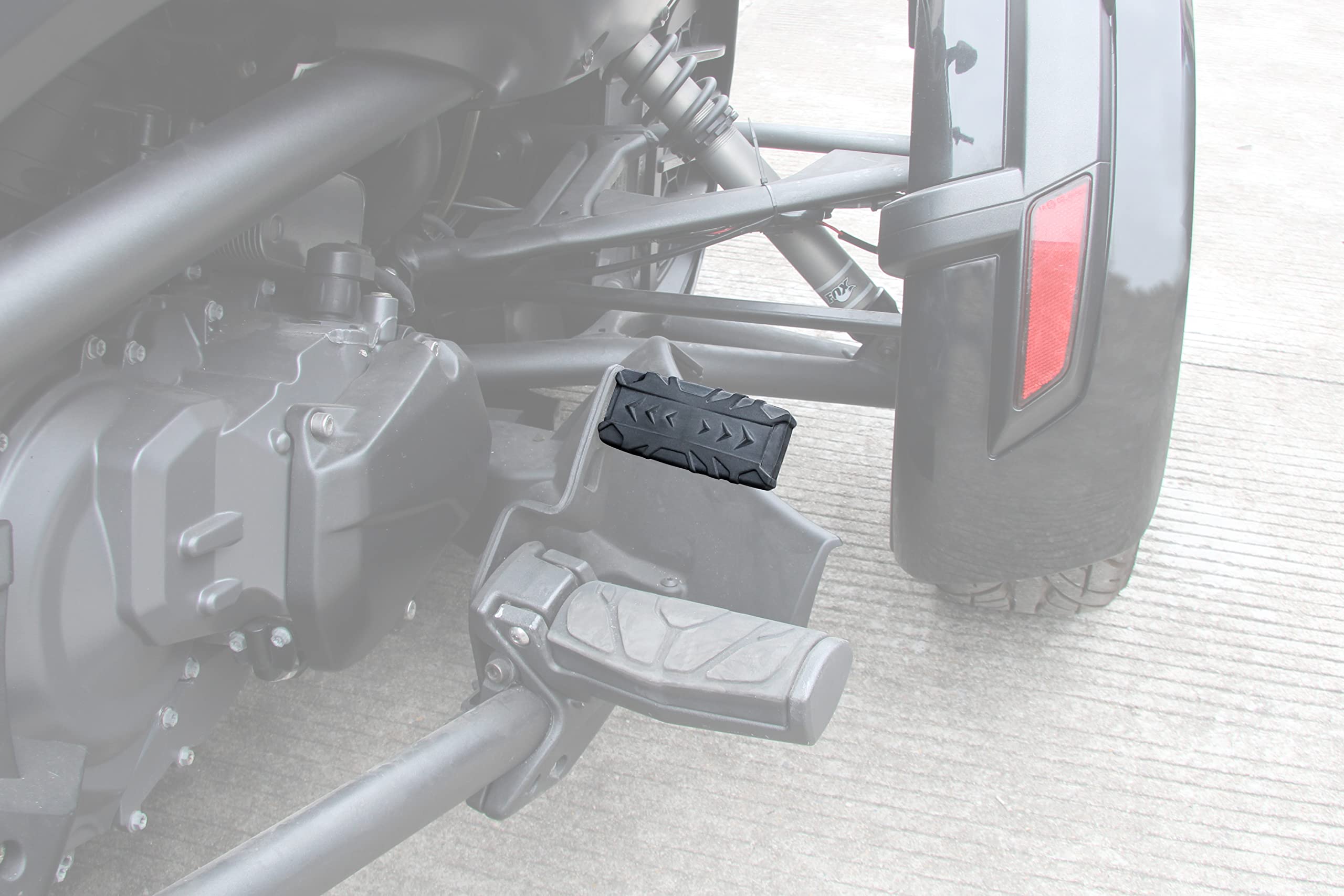 Sautvs Black Larger Brake Pedal For Can Am Spyder, Extended Brake Foot Rest Peg Pedal Footboards For Can-Am Spyder F3 All Models Accessories (1Pcs)