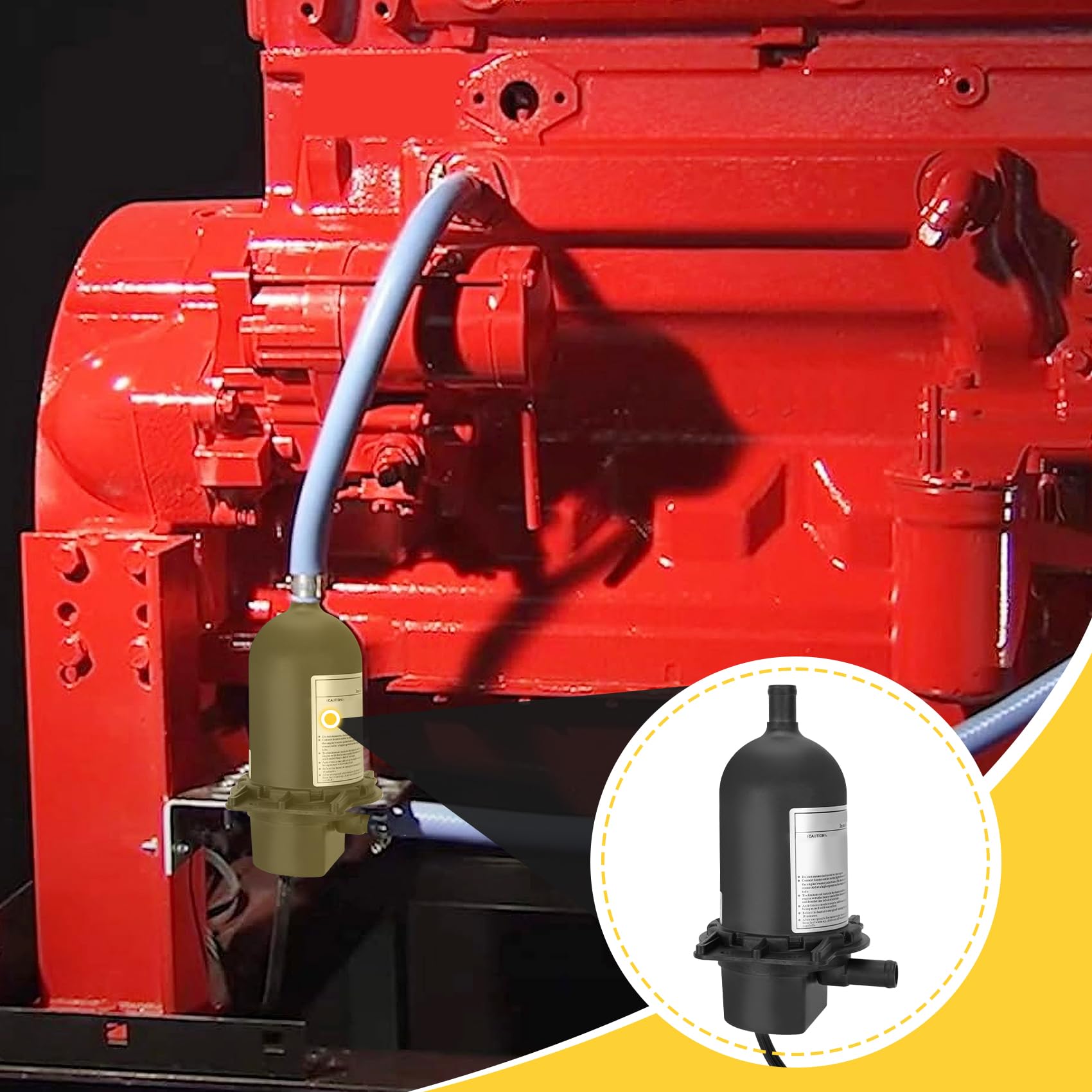 Drkerr TPS151GT10-000 Engine Block Heater compatible with Diesel & Gas engines Generator Tractor Truck Boat, Replace TPS151GT8-0