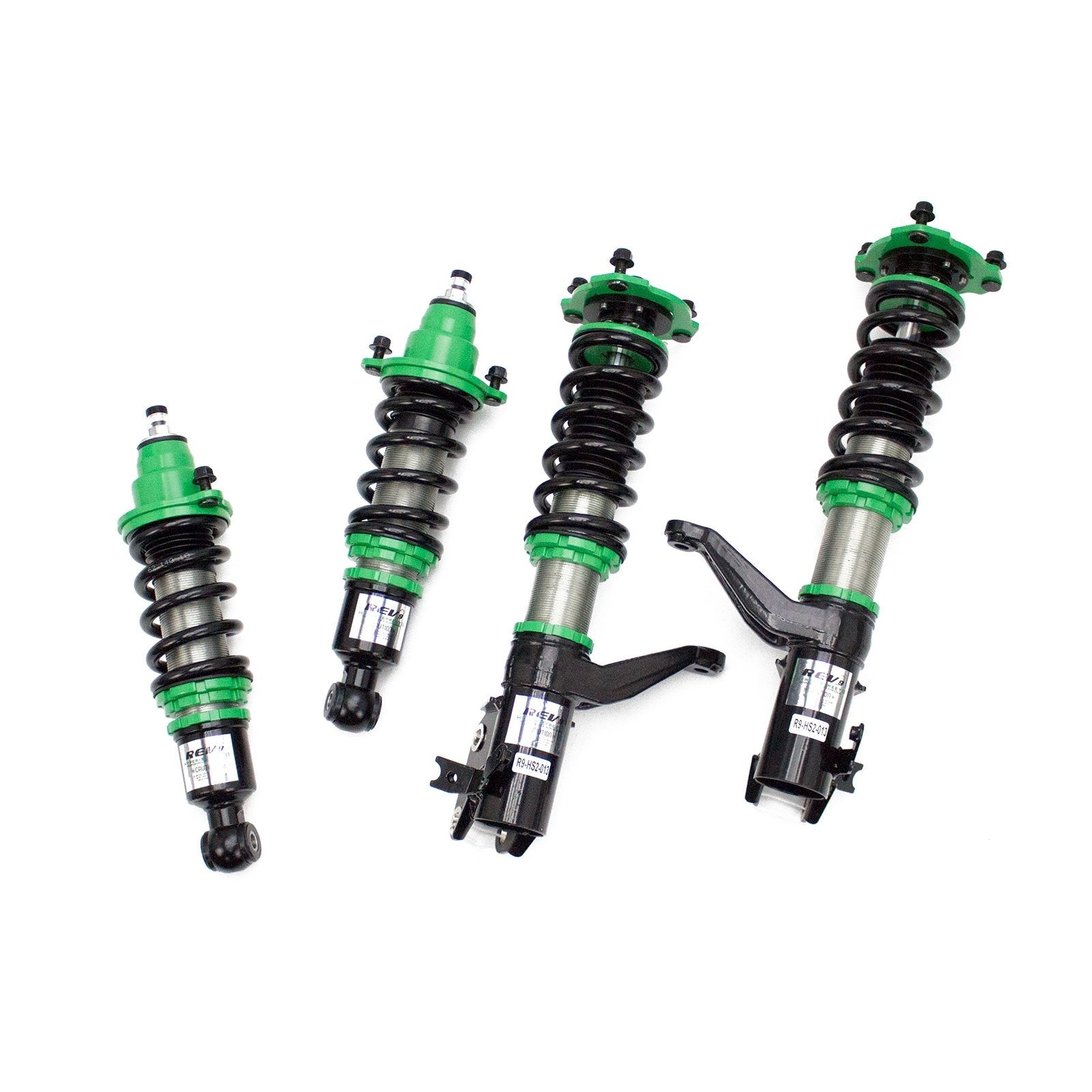 R9-Hs2-013_3 Compatible With Honda Civic Si Hatchback (Ep3) 2002-05 Hyper-Street Ii Coilover Kit W/ 32-Way Damping Force Adjustment Lowering Kit By Rev9, 32 Damping Level Adjustment