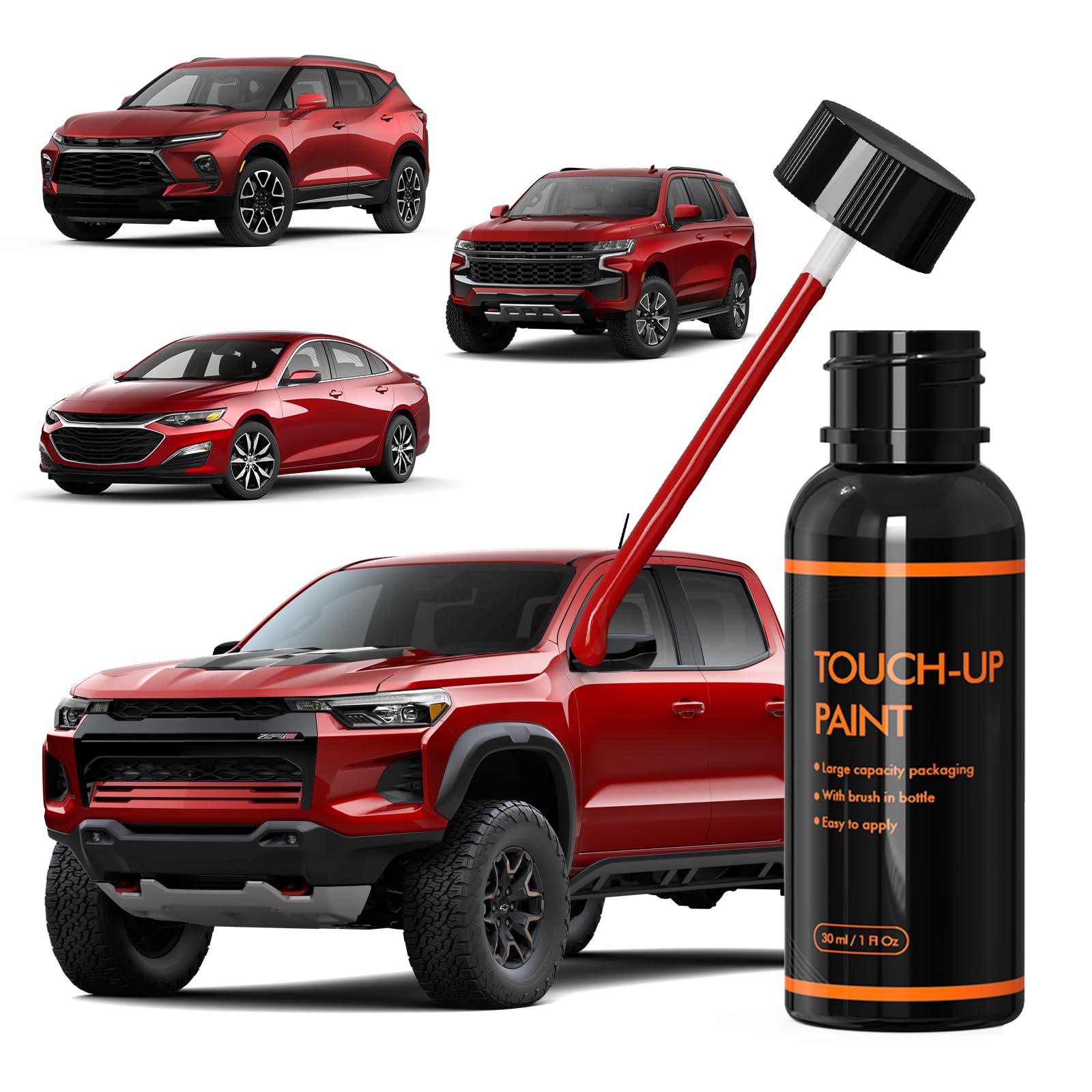 Xtryfun G7C /Wa130X Red Hot Touch Up Paint For Chevy, Diy Car Paint Scratch Repair Kit, Automotive Paint, Quick & Easy Fix Scrat