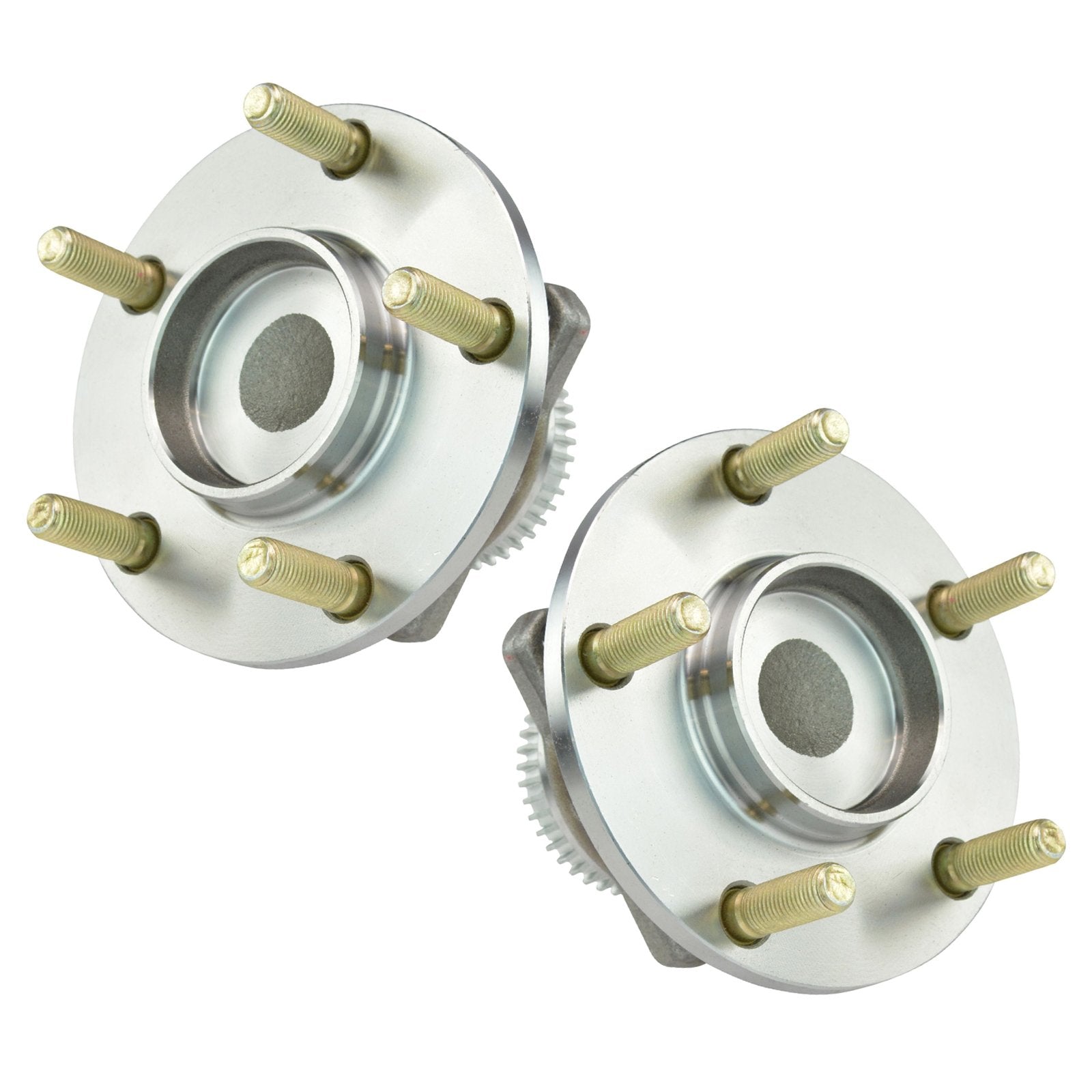 Trq Rear Wheel Hub Bearings Assembly Set Compatible With 2005-2012 Mitsubishi Eclipse 2004-2012 Galant