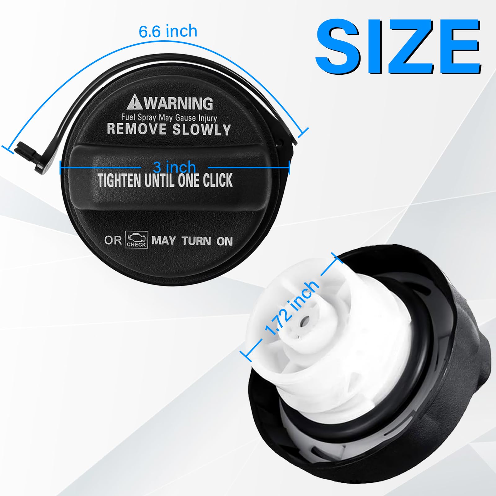 Gas Cap, Gas Tank Cap 31010-3L600 for Hyundai Accent Azera Elantra GT Entourage Equus Genesis Coupe Santa Fe Sonata Tucson Velos