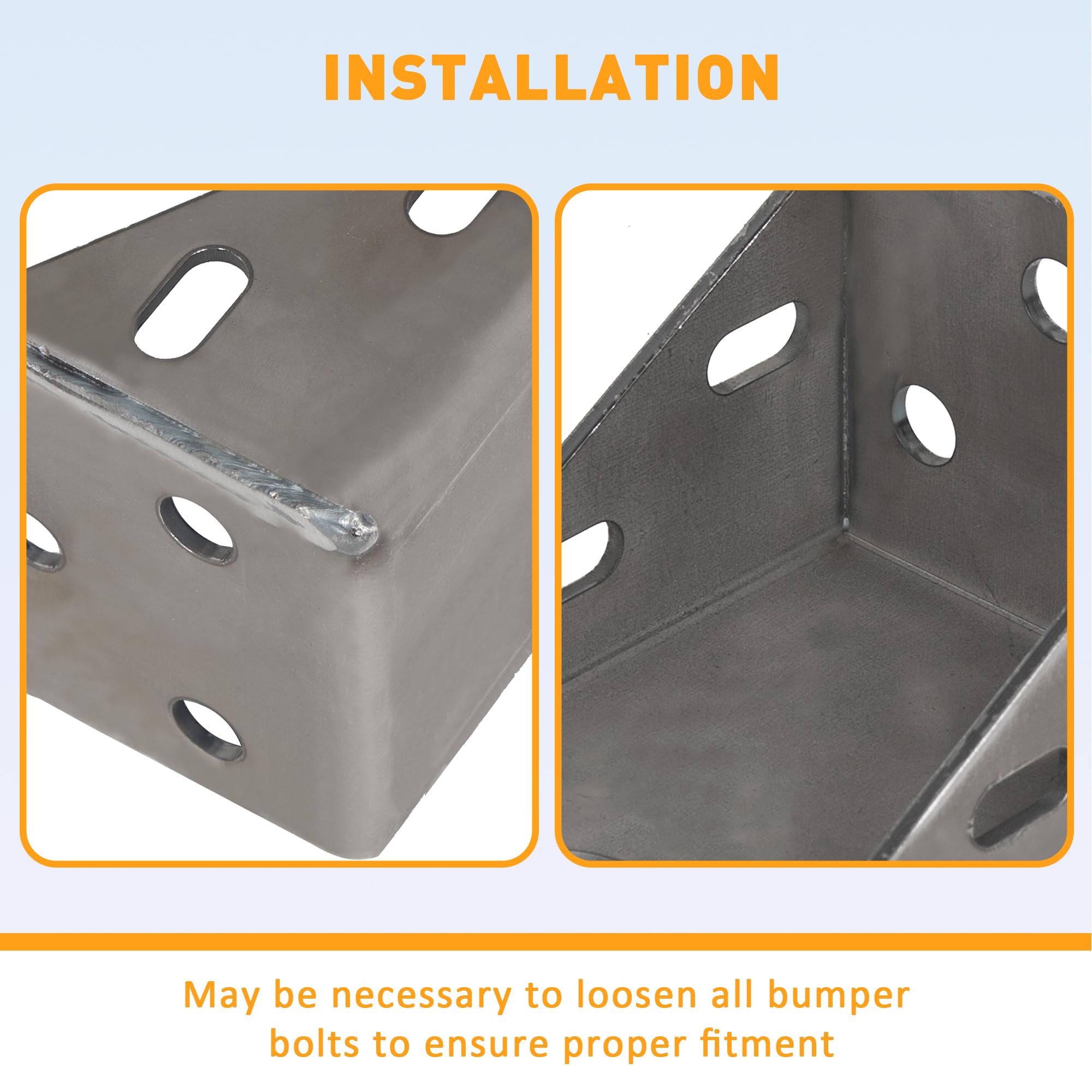 ECOTRIC Radiator Support Mount/Bracket Compatible with 1988-2000 Chevy C/K 1500 2500 3500 Series Tahoe Yukon Steel