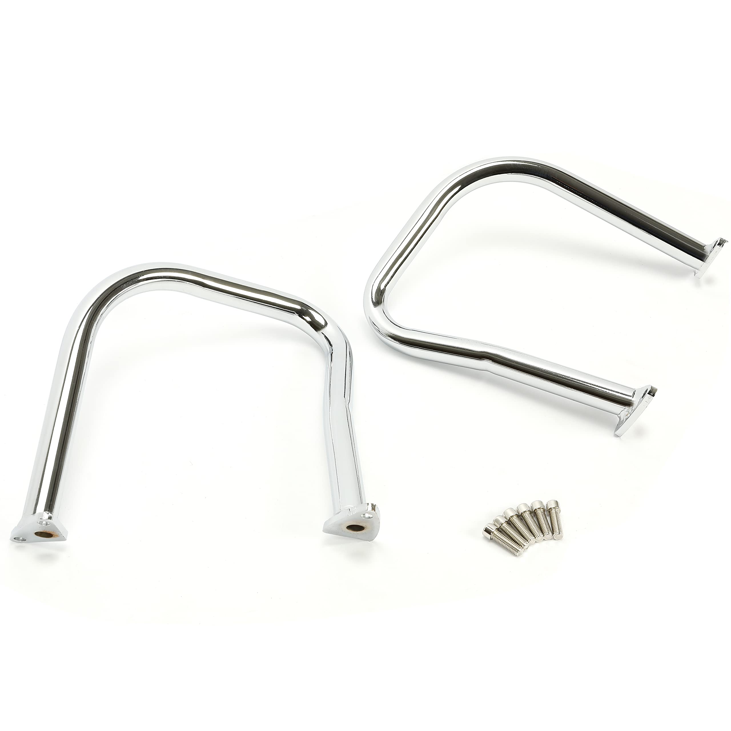 ECOTRIC Rear Highway Bars Compatible with 2014-2024 Indian Chief Chieftain Roadmaster Dark Horse Springfield Rear Saddlebag Crash Bars Engine Guard Chrome