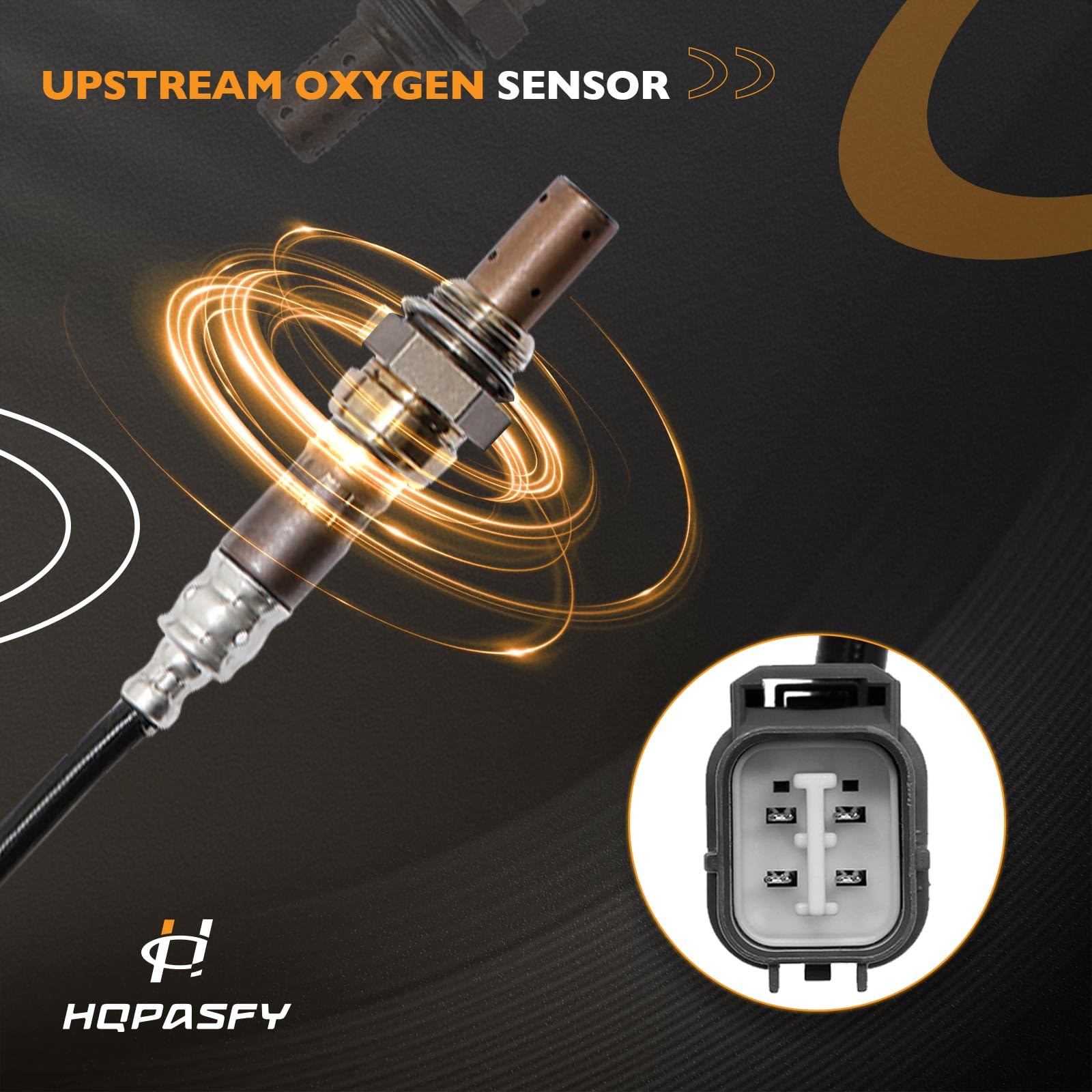 HQPASFY O2 Oxygen Sensor Upstream Downstream Compatible with 2002-2004 Honda CR-V EX LX 2.4L O2 Sensor Replaces# 234-9005, 234-4
