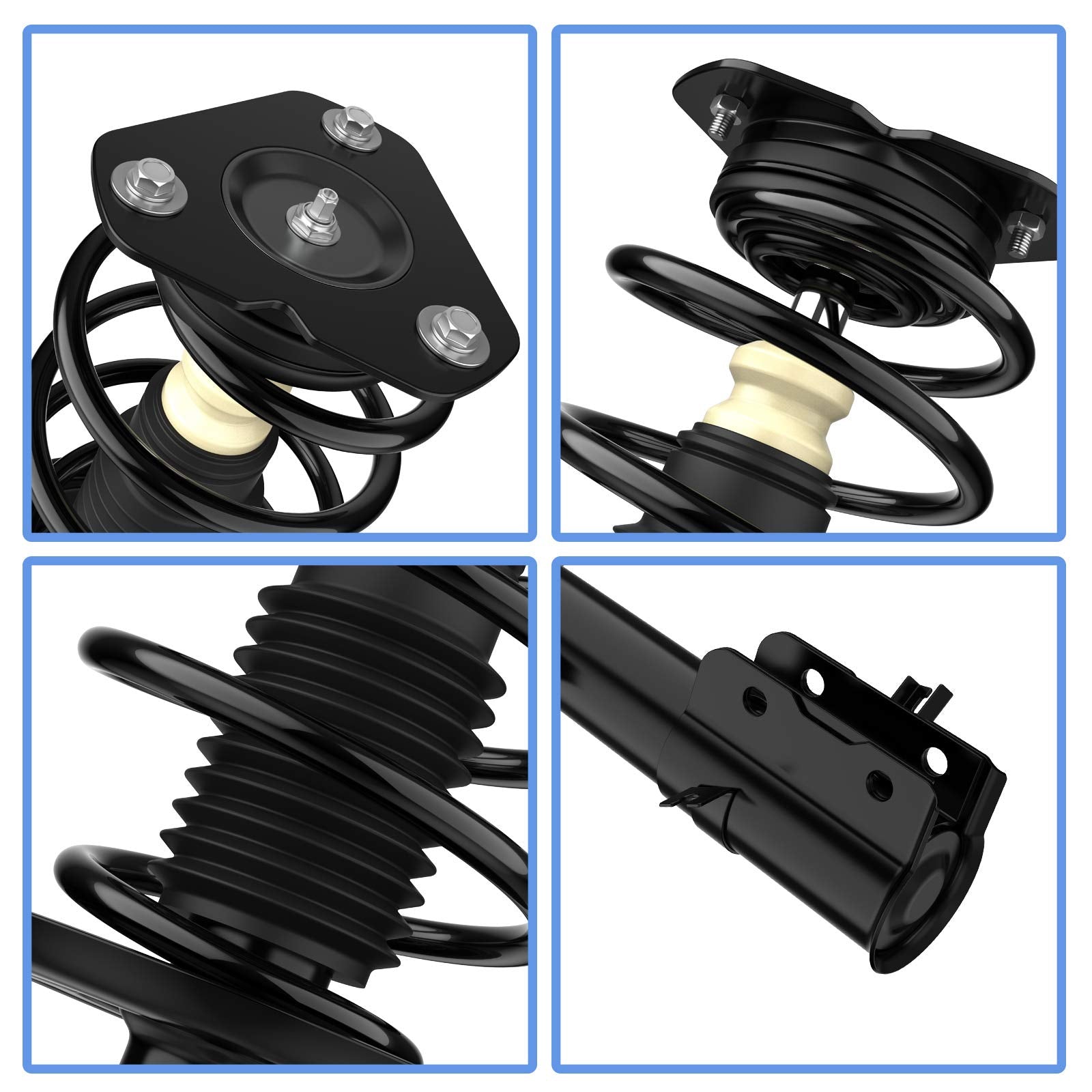 Yitamotor Front Struts Complete Strut Suspension Compatible With 2007-2012 Altima 2.5L Exc.Hybrid 2013 Altima S 2.5L Coupe