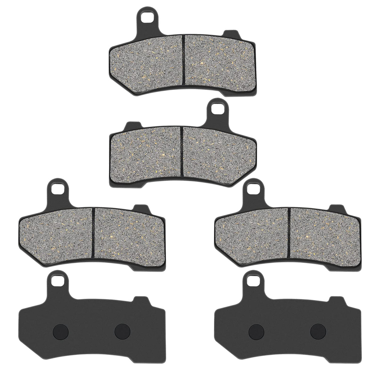 Anoety Front & Rear Brake Pads Replacement For Harley Road Glide 2008-2021/Street Glide 2008-2022/Road King 2008-2021/Ultra Classic Electra Glide 2008-2021