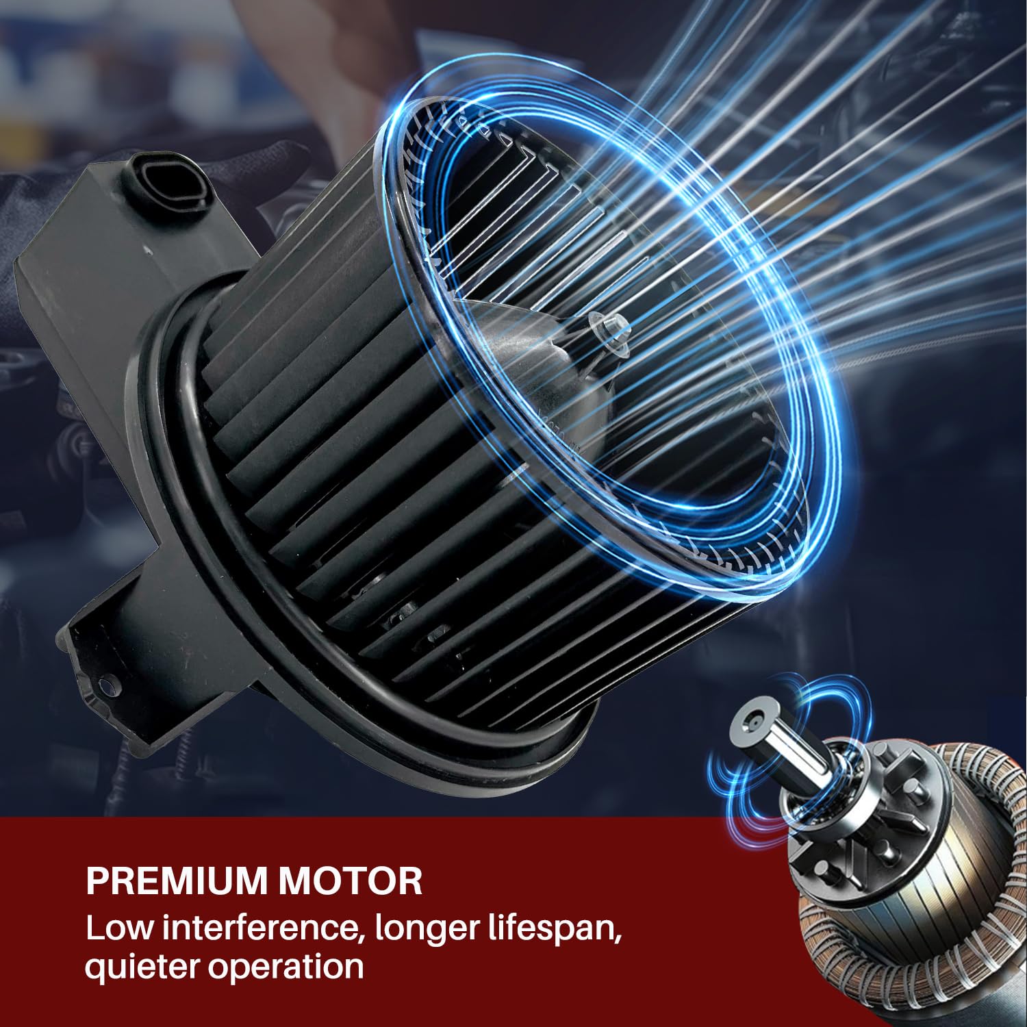 Aspligo 700273 Ac Heater Blower Motor Fan Assembly Fit For Ford Mustang 2010 2011 2012 2013 2014 Ar3Z19805B