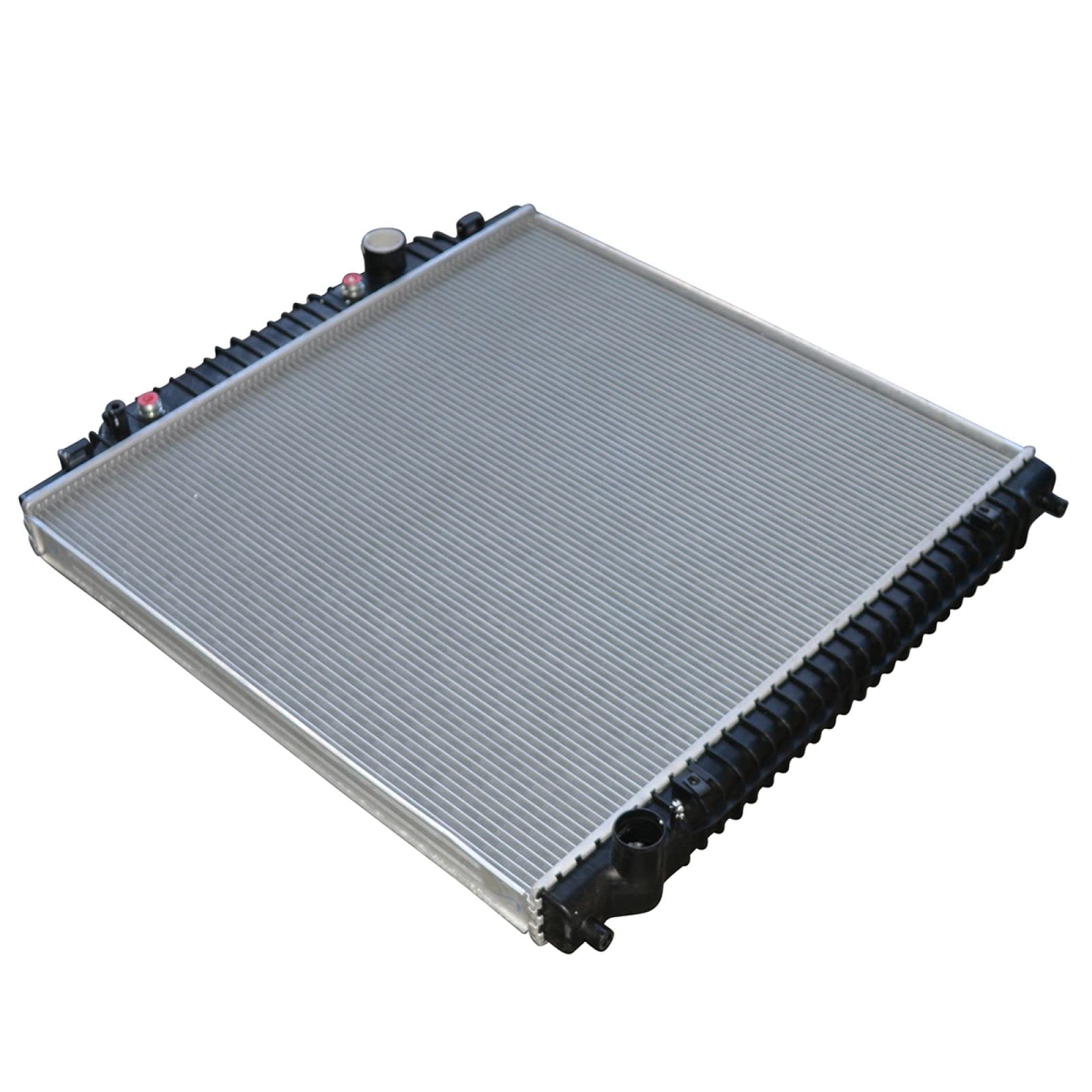 Trq Radiator Assembly Aluminum Core Compatible With 05-07 Ford F-250 Super Duty F-350 Super Duty F-450 Super Duty F-550 Super Du