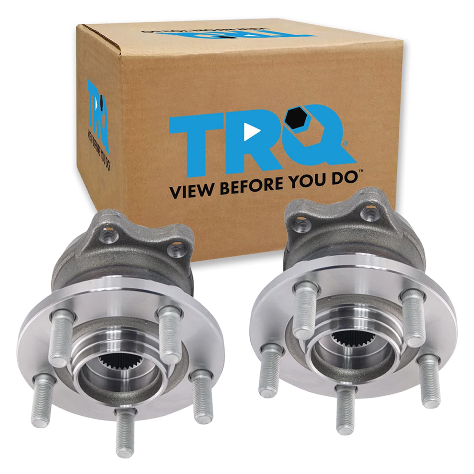 Trq Rear Wheel Hub Bearings Assembly Set Compatible With 2003-2006 Subaru Baja 2000-2004 Legacy Outback