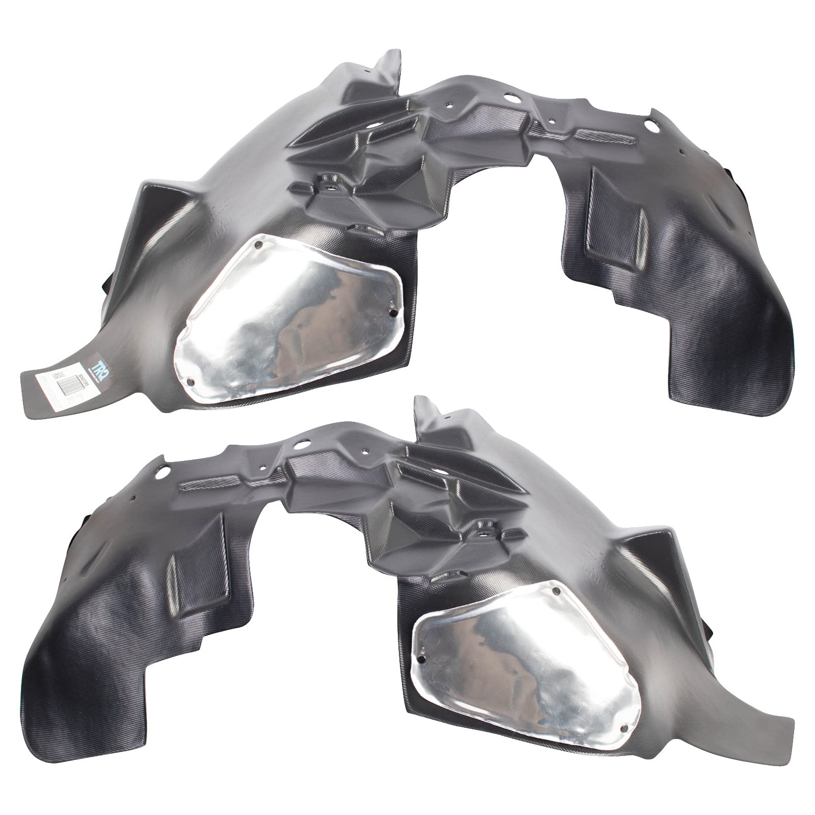 Trq Front Inner Fender Liner Set Compatible With 2007-2017 Jeep Wrangler 2018 Wrangler Jk Ch1250132 Ch1251132