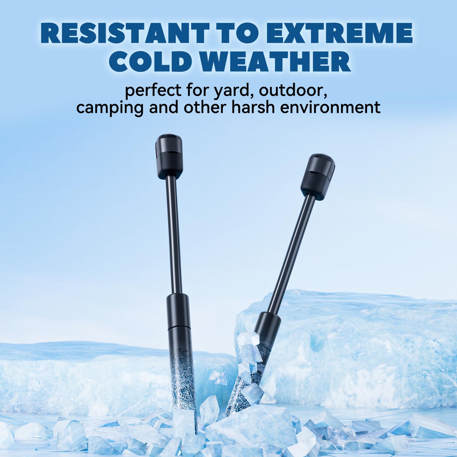 C16-06874 17 inch 40lb Truck Cap Struts, ML36-40 17'' Gas Struts Spring Shocks Lift Support for Leer Camper Shell A.R.E. Snugtop