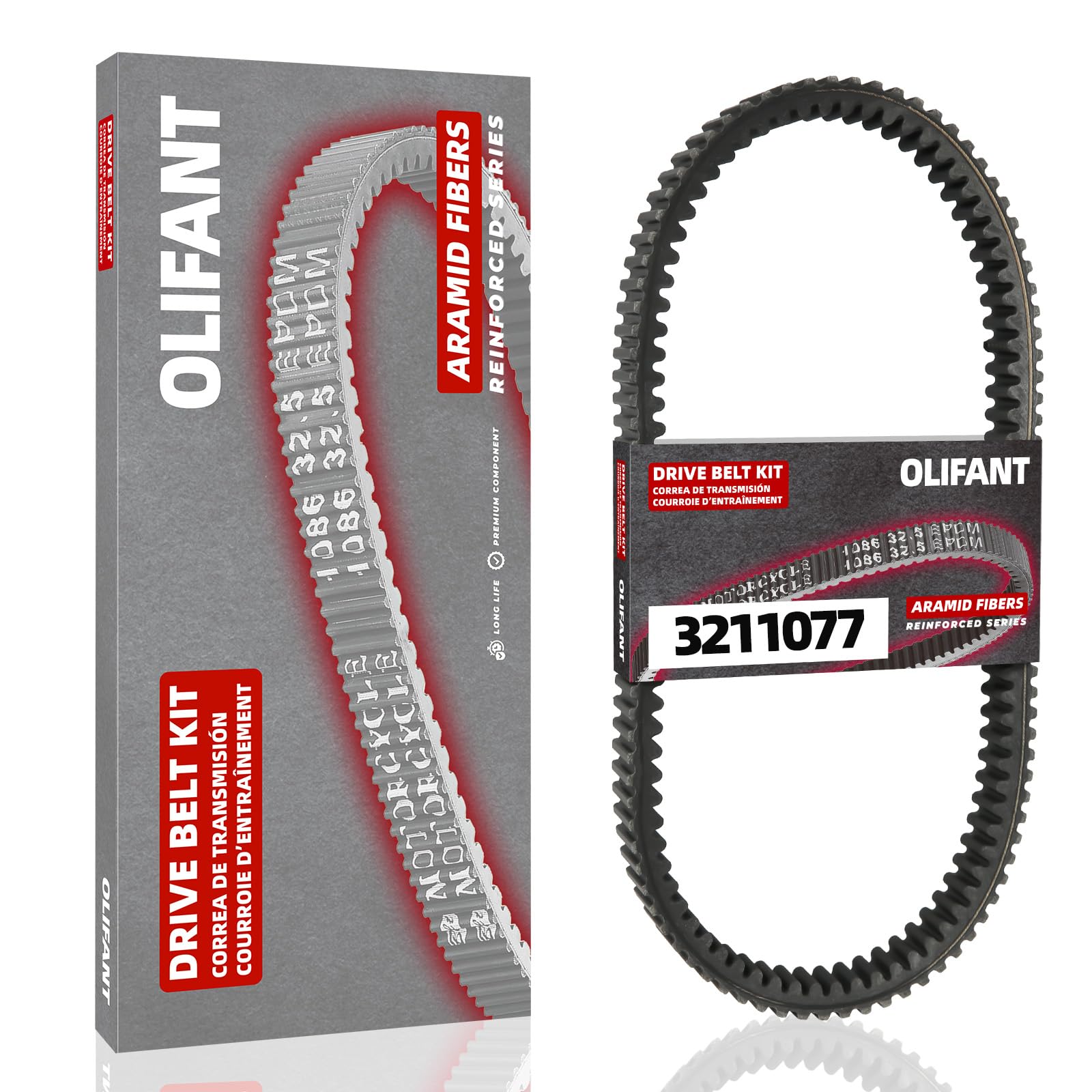 3211077 Drive Belt for Polaris Sportsman 500 335 400 450 Scrambler 500 Ranger 500 Magnum Trail Blazer Trail Boss Big Boss Worker
