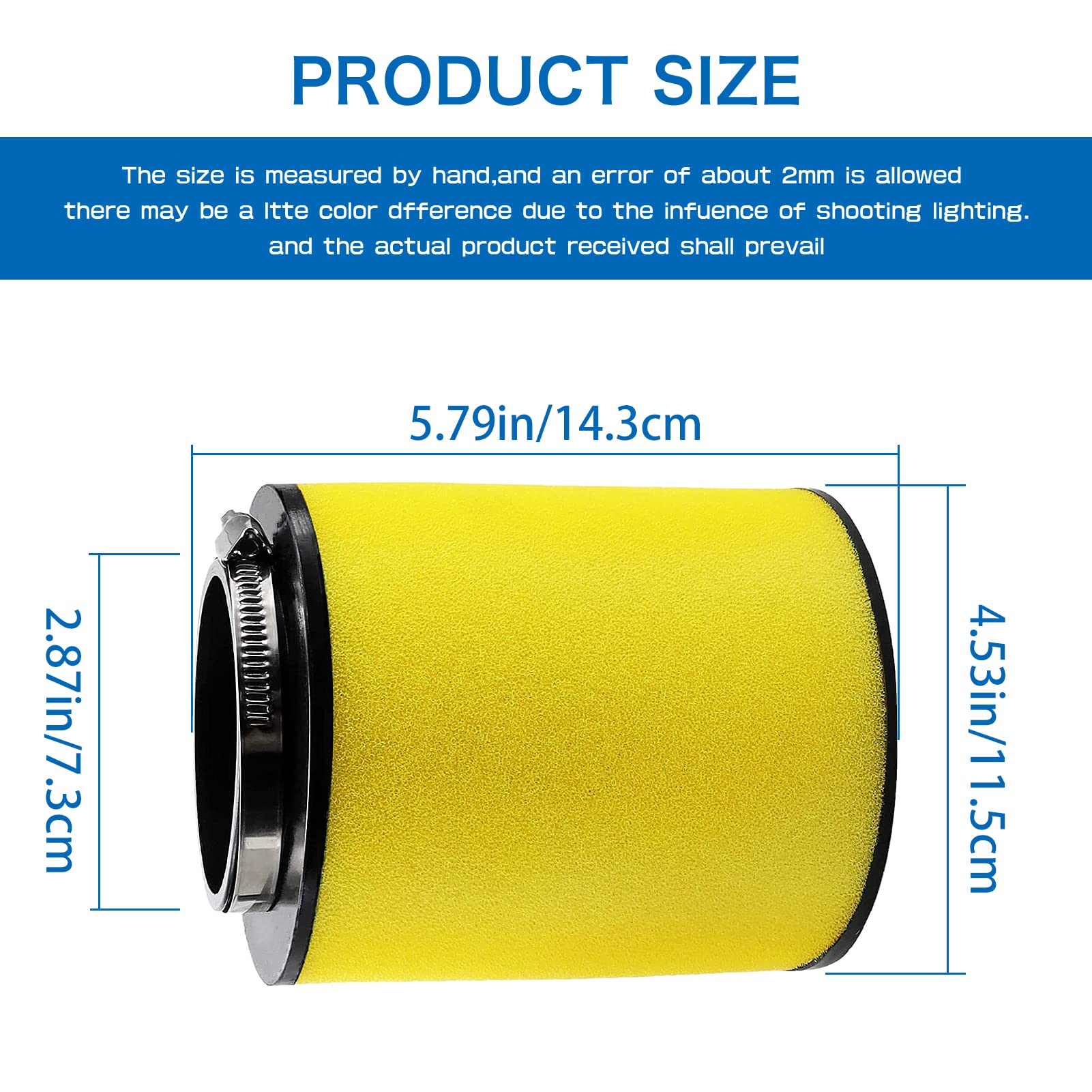 Locopow Rancher 420 17254-Hp5-600 Air Filter For Honda Rancher 420 Trx420 2007 2008 2009 2010 2011 2012 2013 2014 Trx420Fa Trx420Fe Trx420Fm Trx420Fpe Trx420Fpm Trx420Te Trx420Tm Replace Oem Part