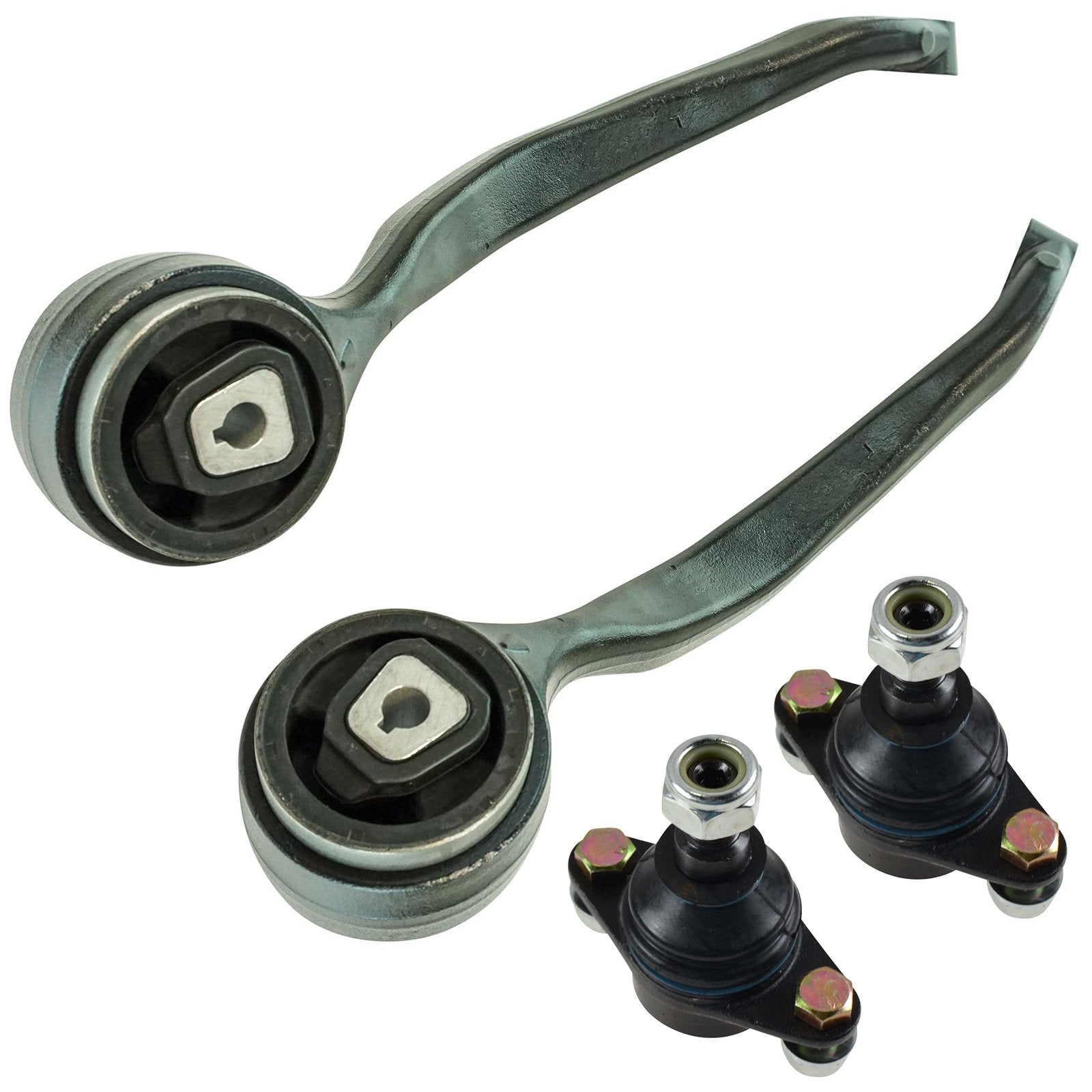 TRQ Front Lower Control Arm with Ball Joint Set Compatible with 2006 BMW 325xi 2009-2013 328i xDrive 2007-2008 328xi 330xi 335i 