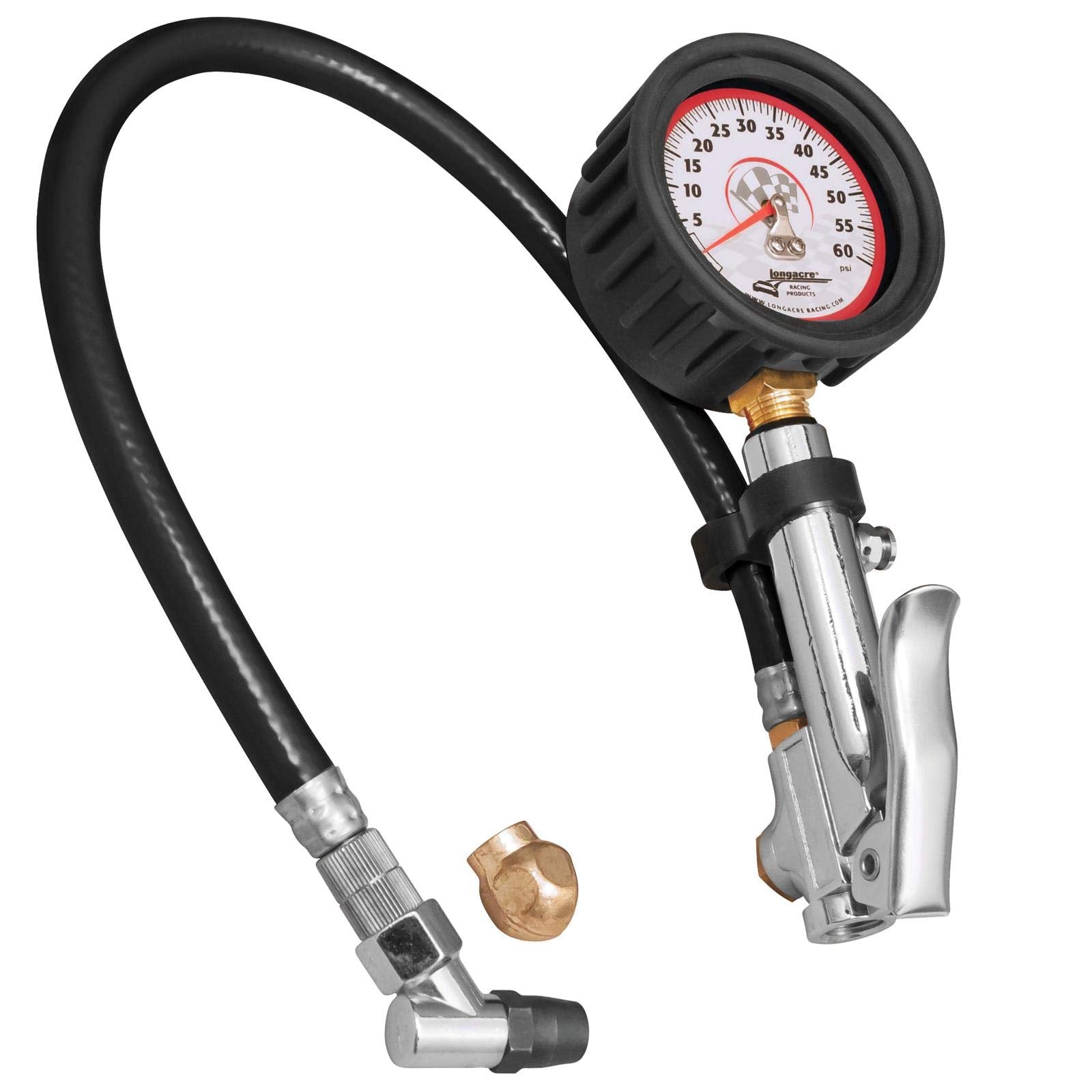 Longacre 52-52009 Deluxe 2-1/2 GID Quick Fill Gauge 0-60 psi