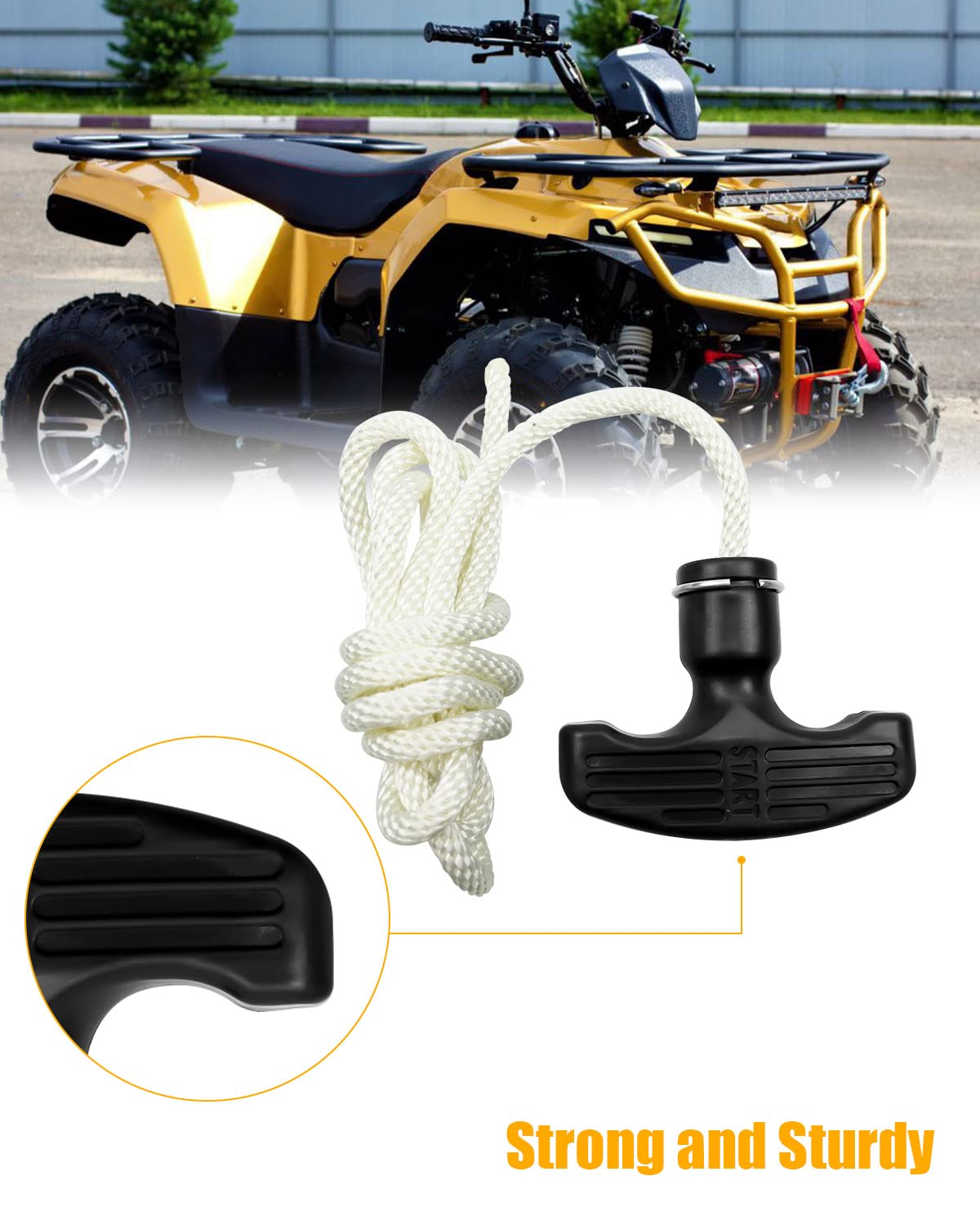 Recoil Starter Pull Start Rope Handle Cord Fit For Polaris Big Boss 250 300 350L 400L 500 Hawkeye 300 Scrambler Sportsman Trail Boss Magnum Atv