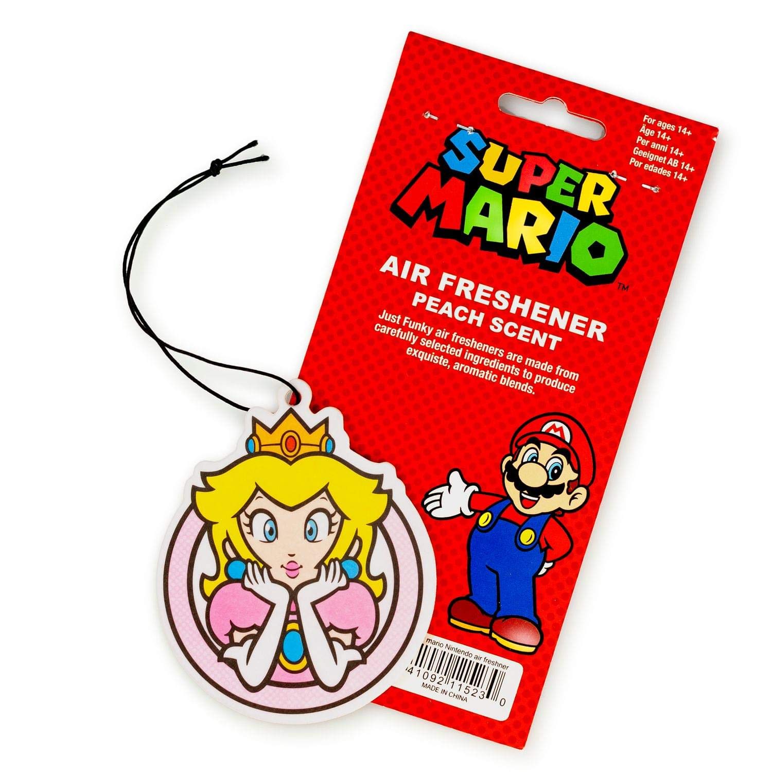 Super Mario - Princess Peach Air Freshener | Licensed Nintendo Accessory