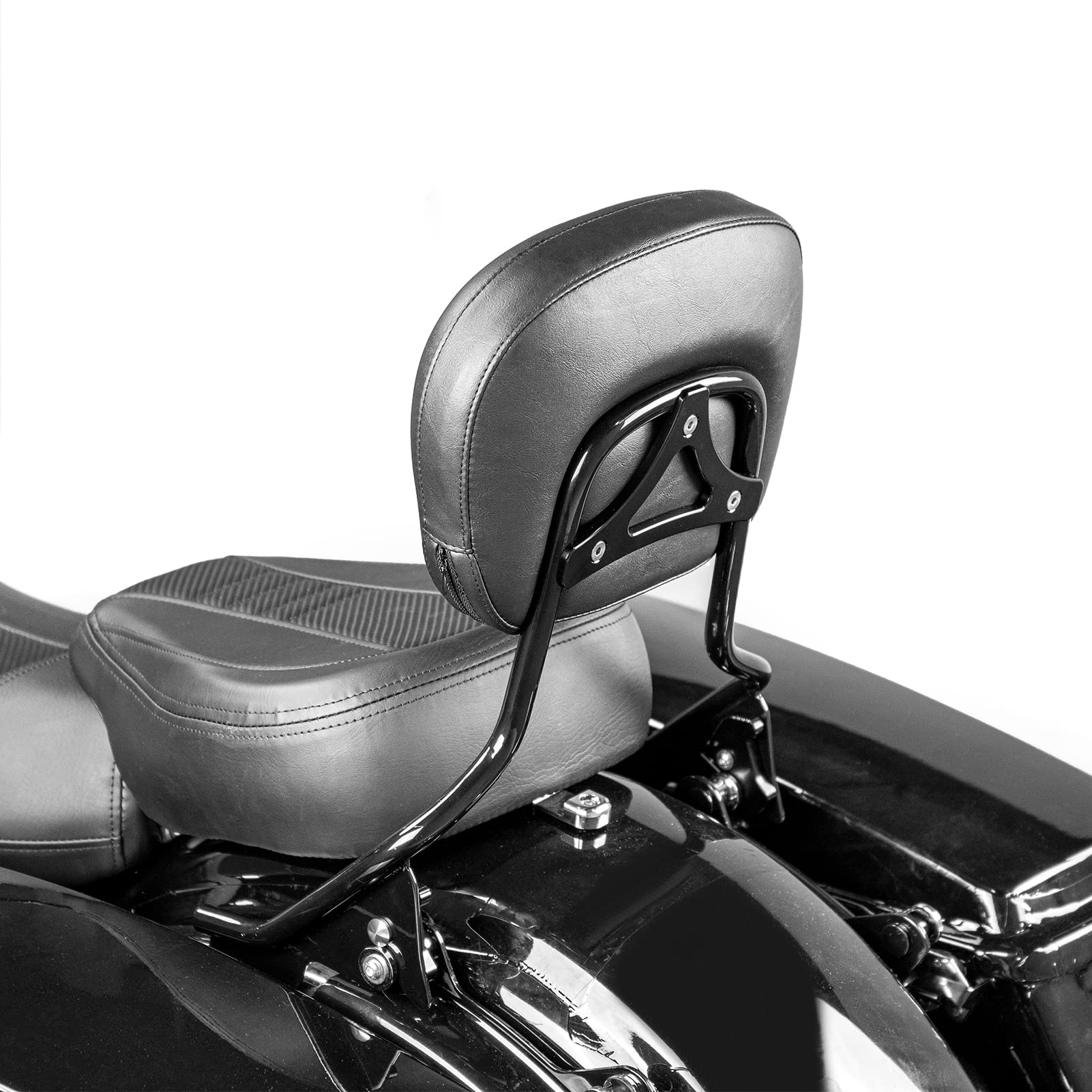 Mofun Street Glide Sissy Bar Detachable Passenger Backrest Pad Compatible with Harley Touring Road Glide Road King Electra Glide