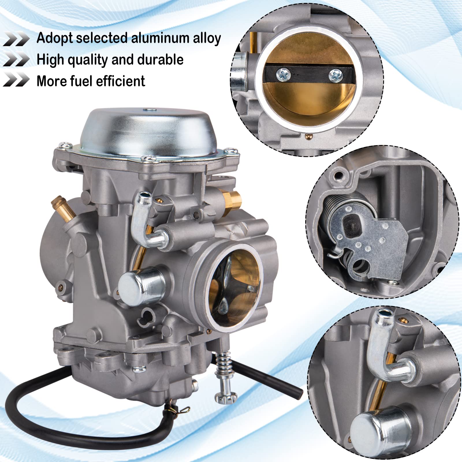 Carburetor For Polaris Magnum 425 (1998 1997 1996 1995) 2X4 4X4 6X6 &1999-2009 Ranger 500 & 2001-2008 Sportsman 500 Atv Quad Carb