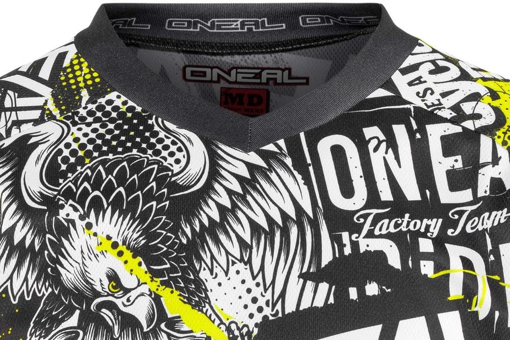 Oneal 2020 Element Attack Jersey - Black/Hi-Viz - Small