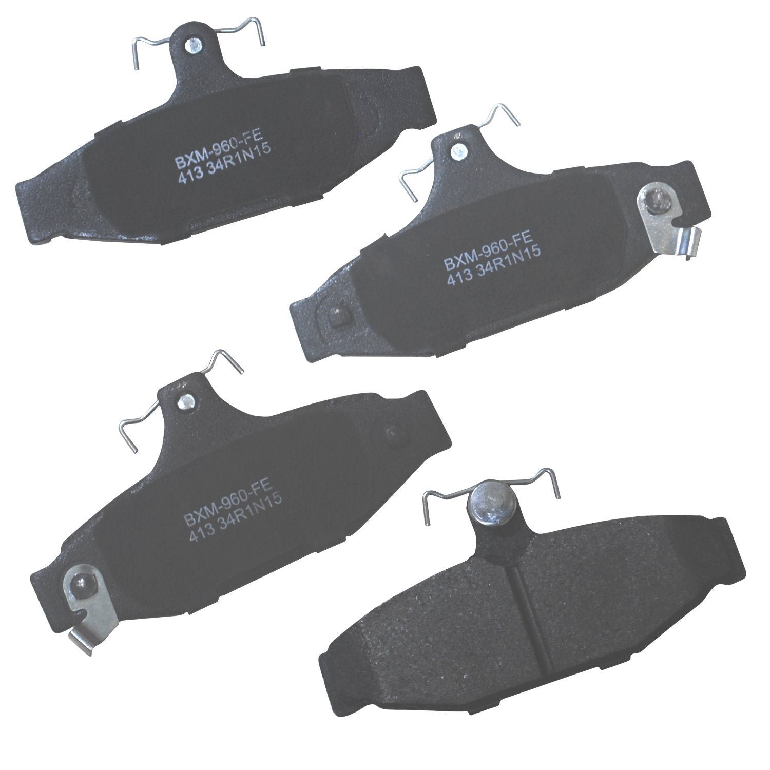 Bendix Premium Sbm413 Semi-Metallic Rear Brake Pads For Chevrolet Camaro 1997-1988, Pontiac Firebird 1997-1988, Shelby Series 1