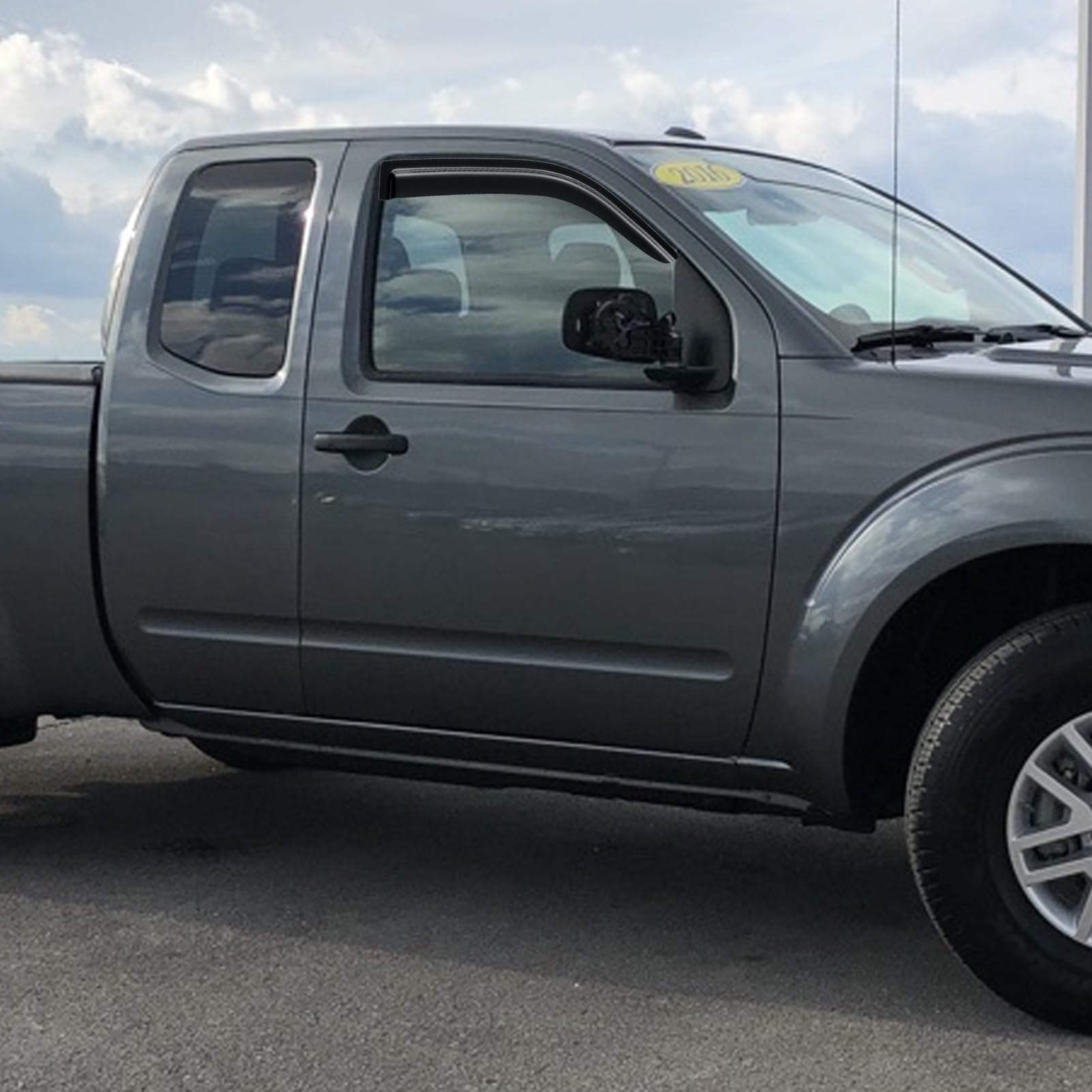 Cxdar Window Rain Guards For 2005-2020 Nissan Frontier King Cab, Window Wind Deflectors Vent Visors Shades For 05-20 Frontier Ex