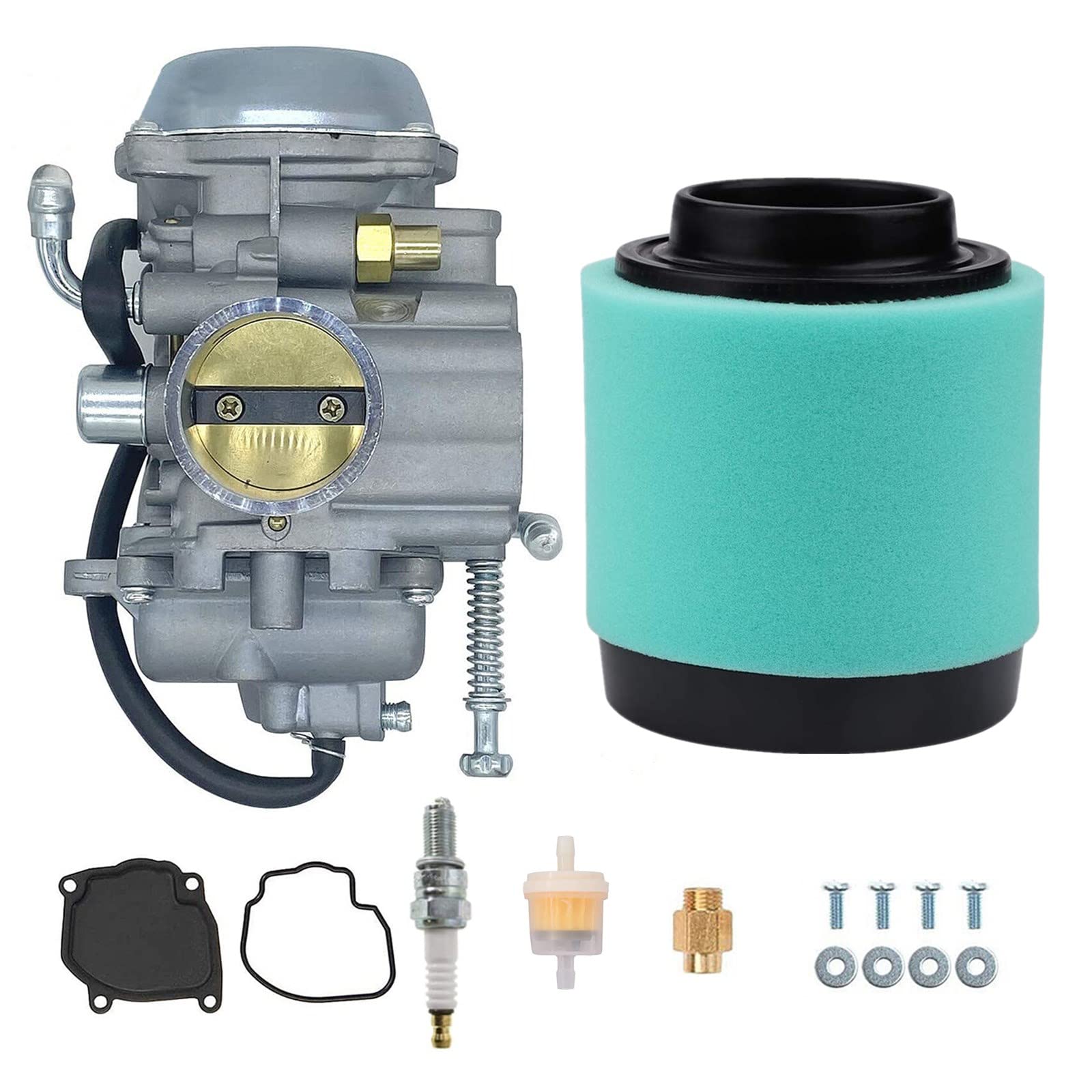 Whfzn Carburetor For Polaris Trail Boss 325 Carb 2000-2002 Trail Boss 330 2003-2013 Atv Quad With Air/Fuel Filter