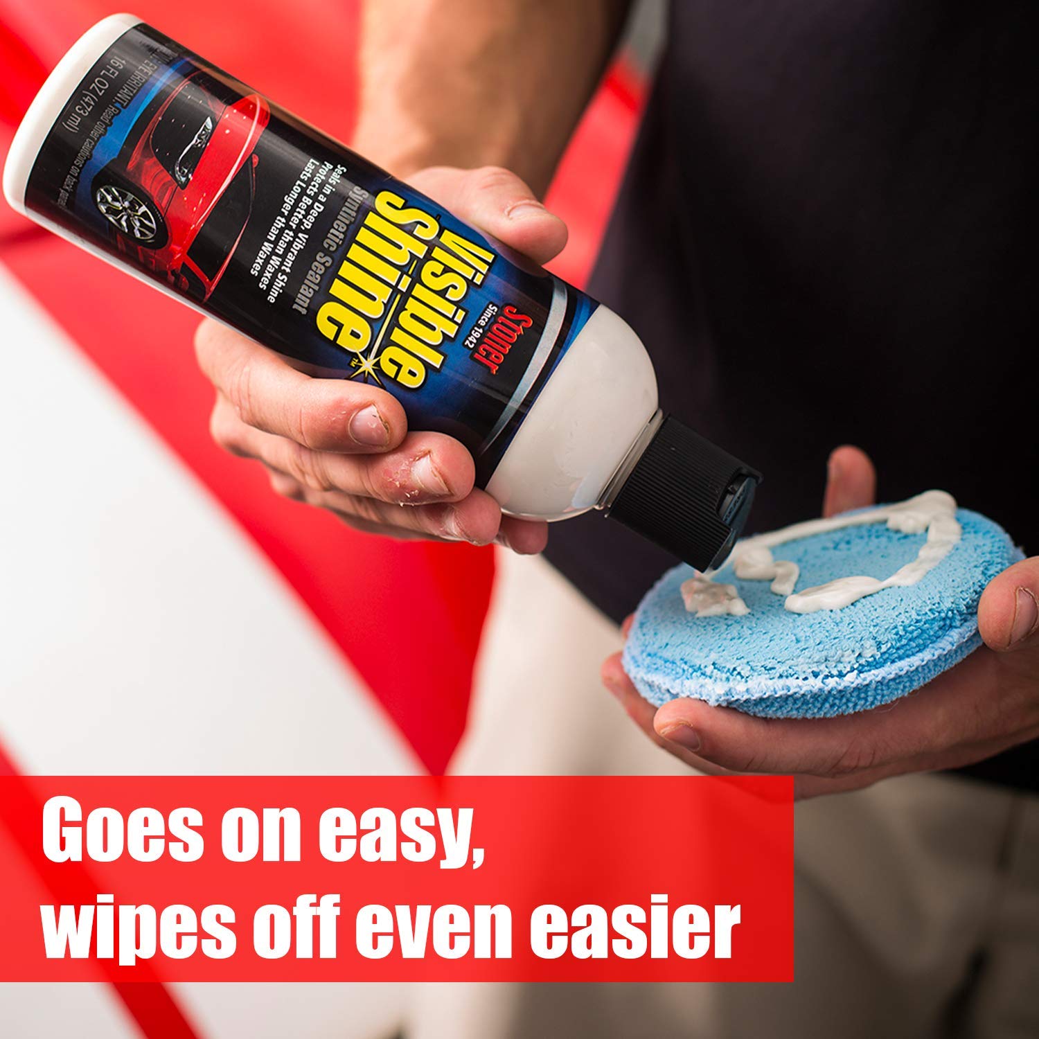 Stoner Car Care 95410 Visible Shine Synthetic Polymer Sealant - Incredibly Reflective Shine and Long Lasting Protection Against