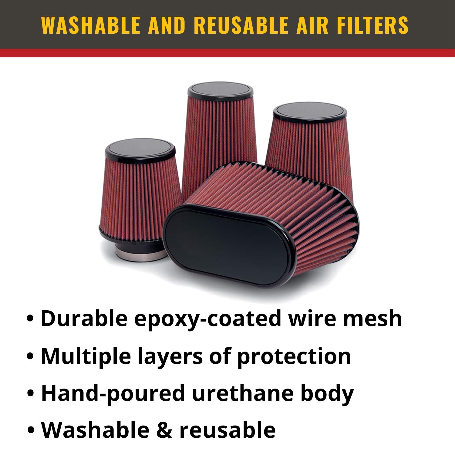 Airaid 851-135 Direct Replacement Premium Dry Air Filter