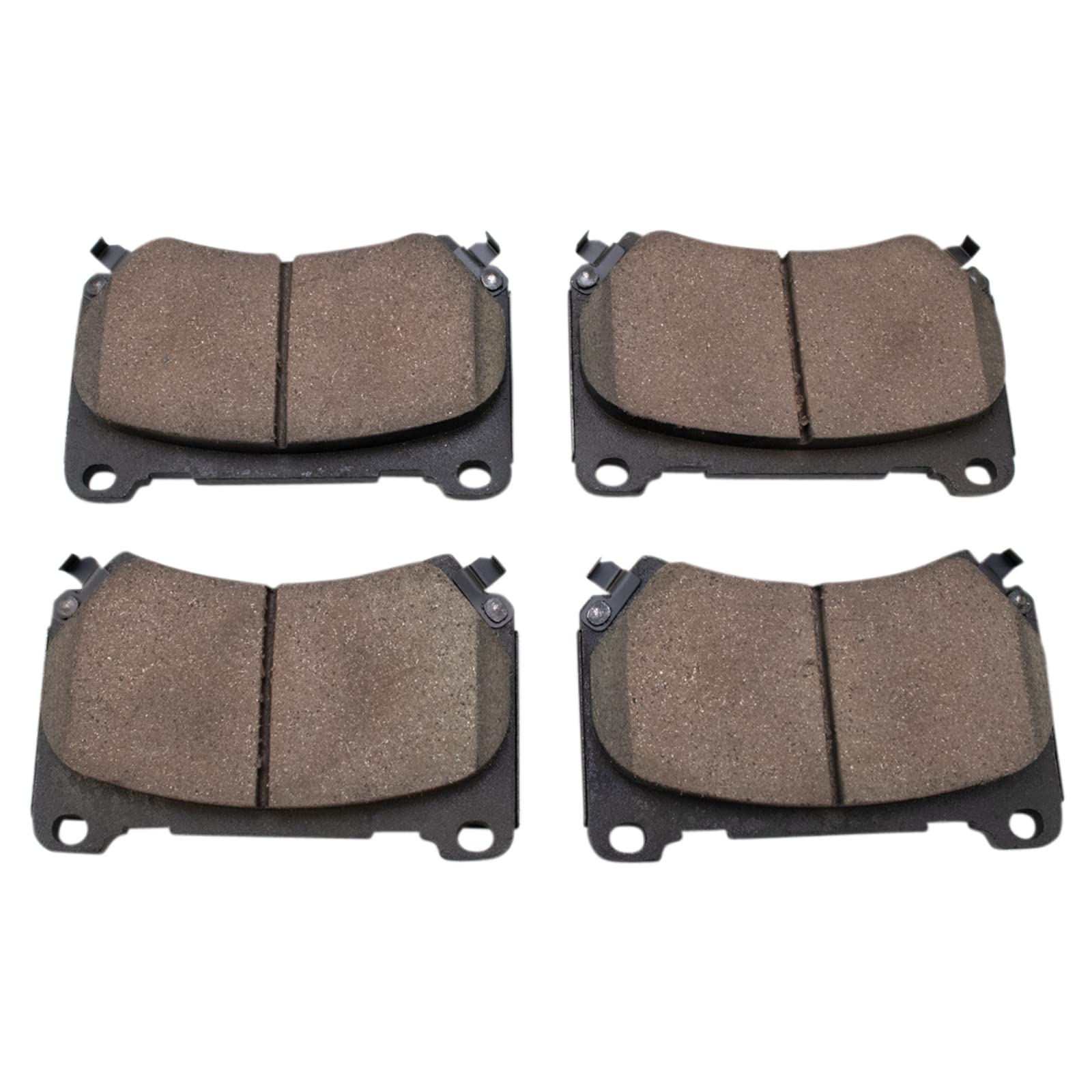 TRQ Front Brake Pads Ceramic Compatible with 2011 Hyundai Equus 2009-2014 Genesis