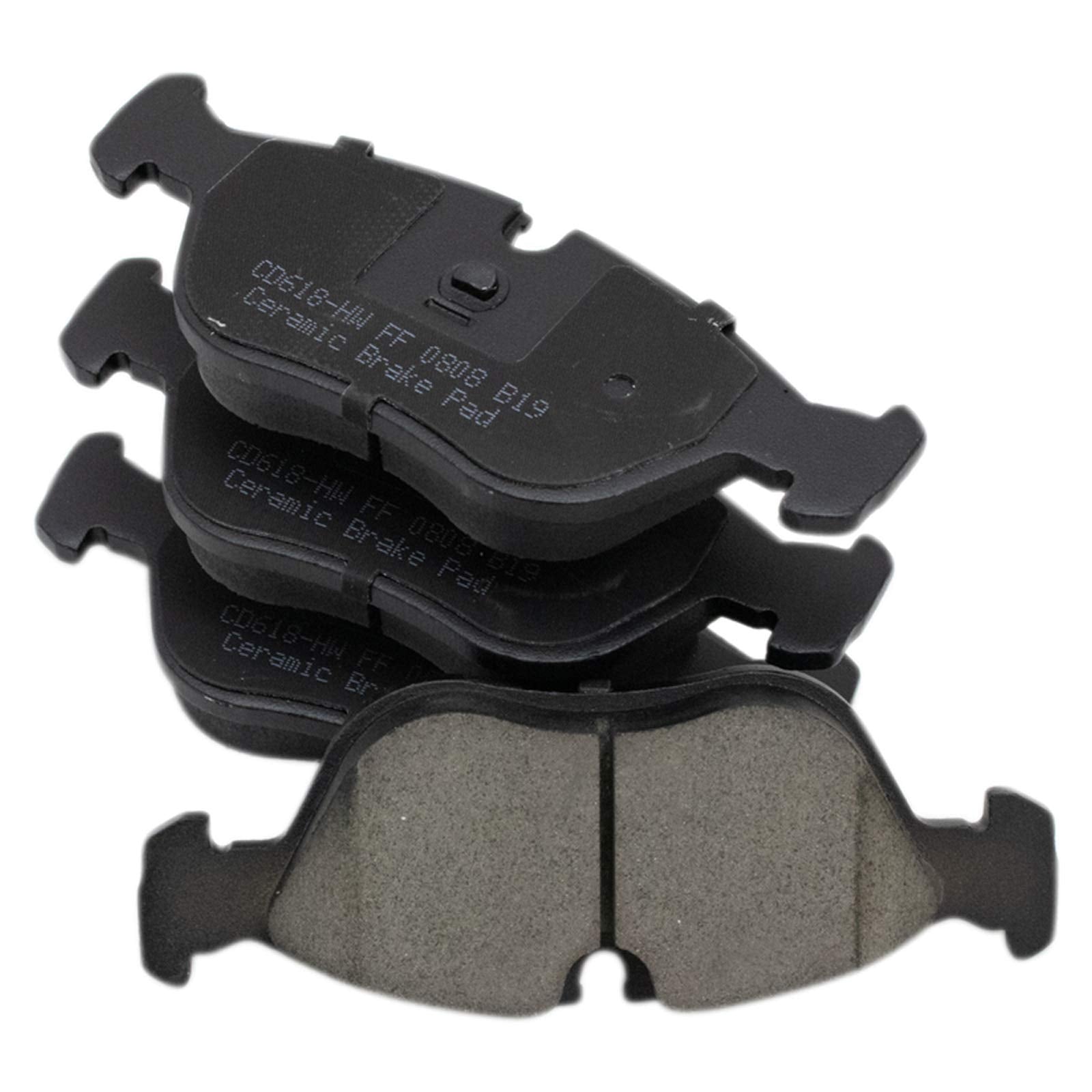TRQ Front Brake Pads Ceramic Compatible with 1993-1997 Volvo 850 1998-2004 C70 1998-2000 S70 V70