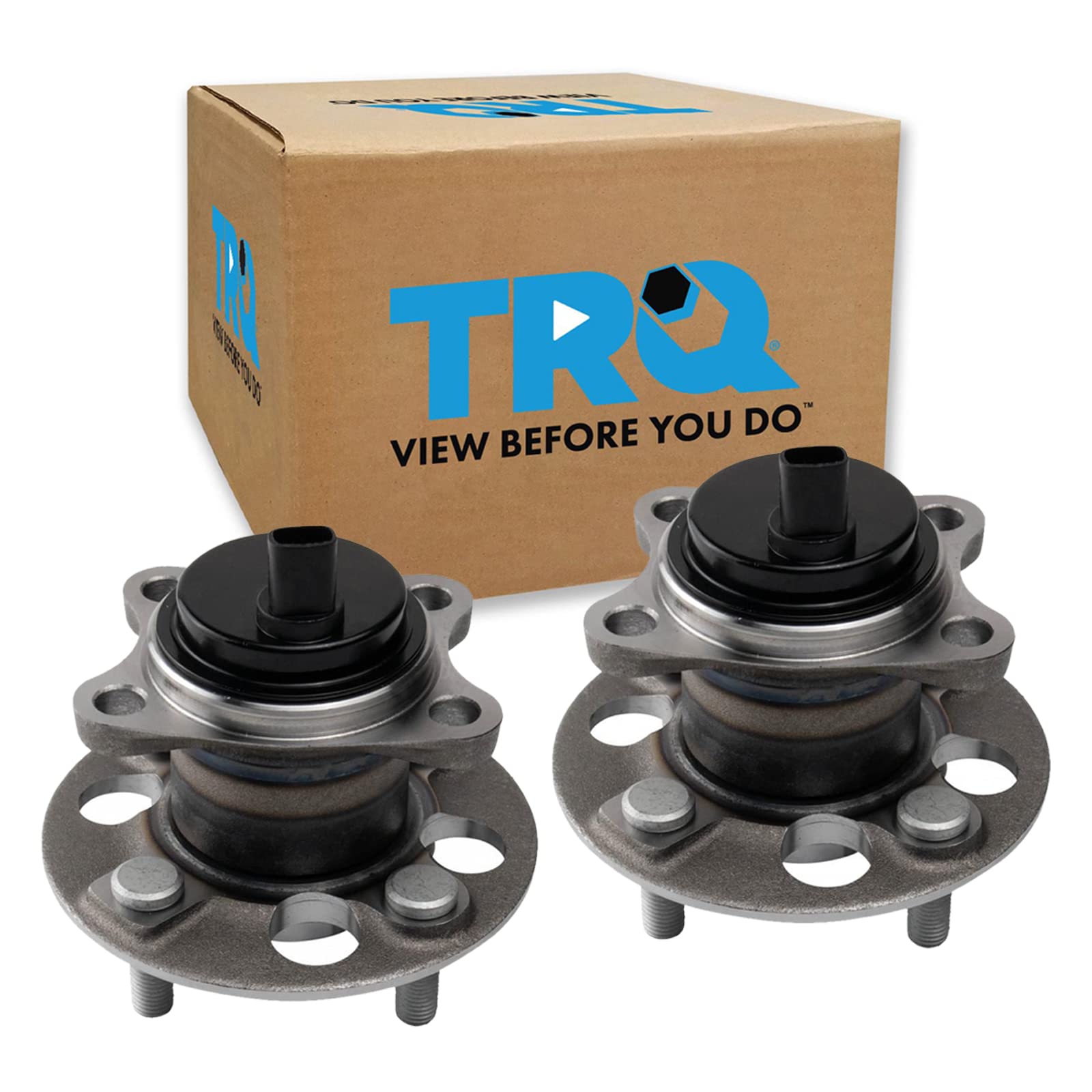 Trq Rear Wheel Hub Bearings Assembly Set Compatible With 2015-2018 Toyota Yaris