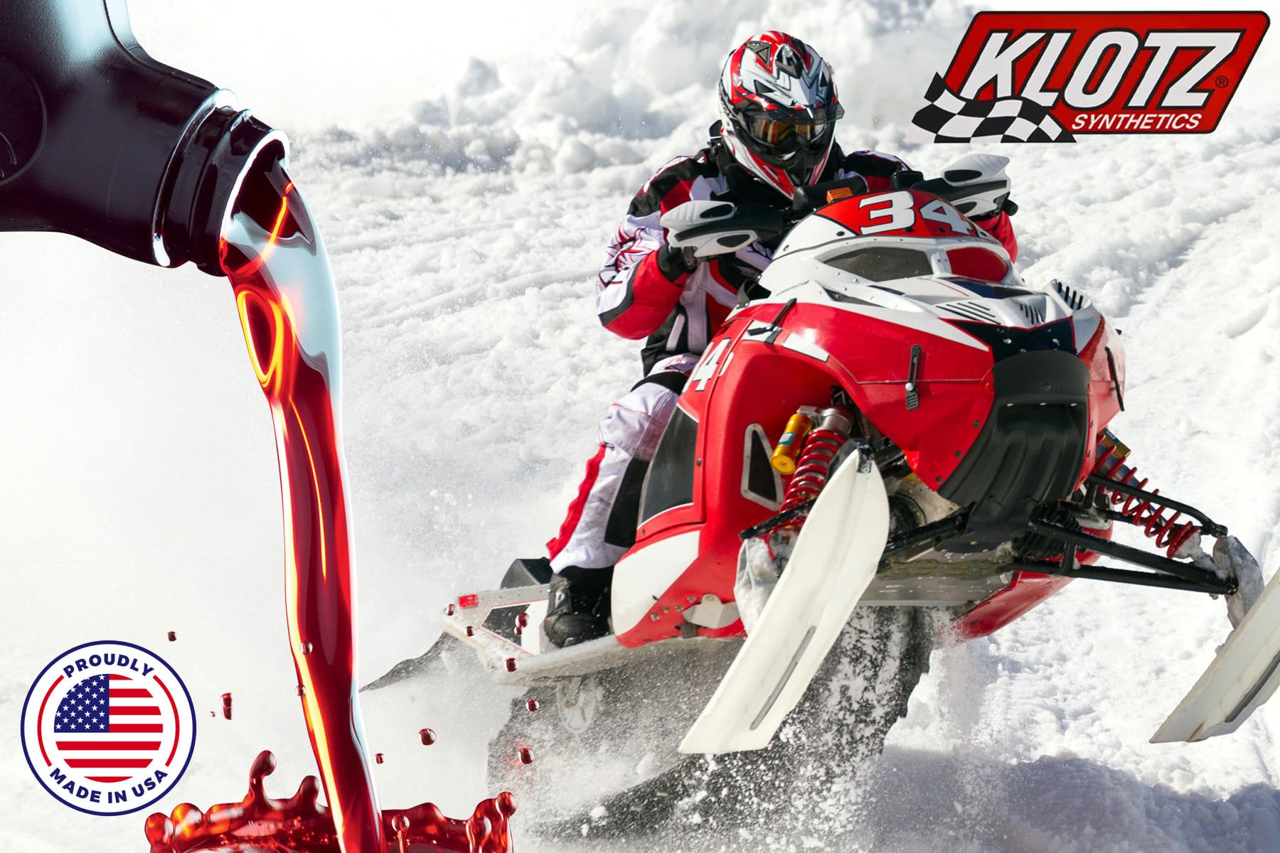 Klotz Oil KL-216 Synthetic Snowmobile Techniplate TC-W3-1gal