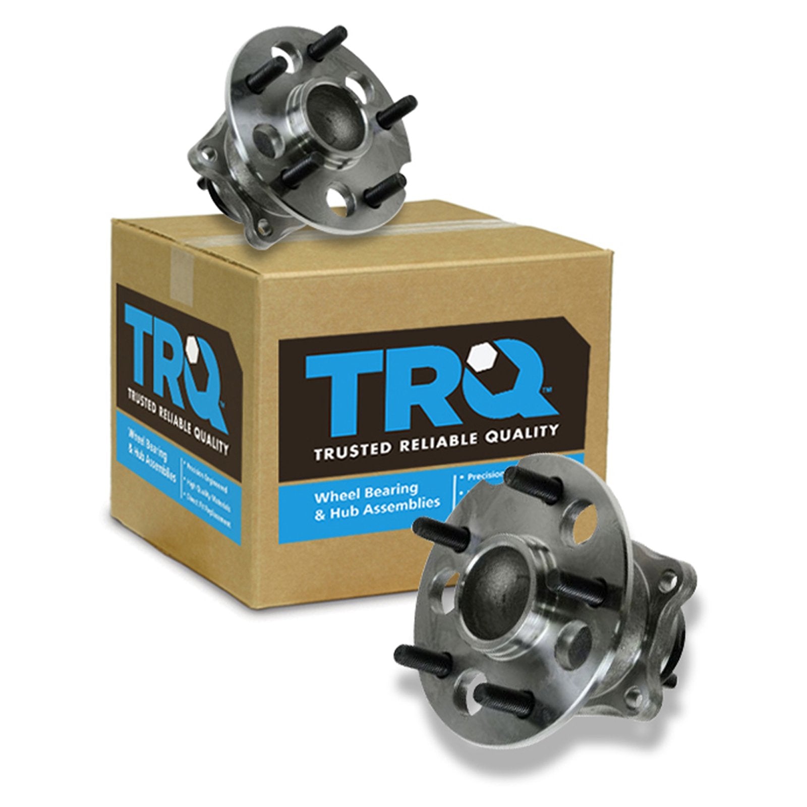 Trq Rear Wheel Hub Bearings Assembly Set Compatible With 2004-2010 Toyota Sienna
