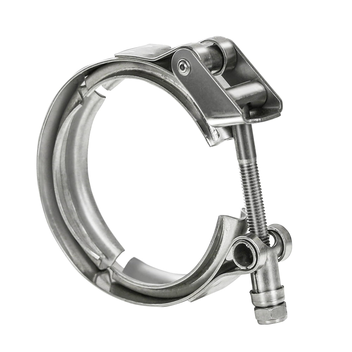 Wysiwyka 1.75 Inch Quick Release V Band Clamp-Stainless Steel_304,Clamp Fittings For Exhaust Pipe Flanges 1 Pack