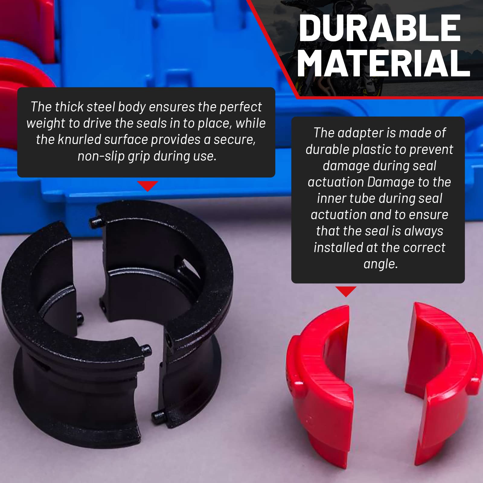 Motorcycle Fork Seal Driver Tool Kit Endxedo Universal 14Pcs Fork Seal Installer Driver Removal Set For 35Mm-50Mm