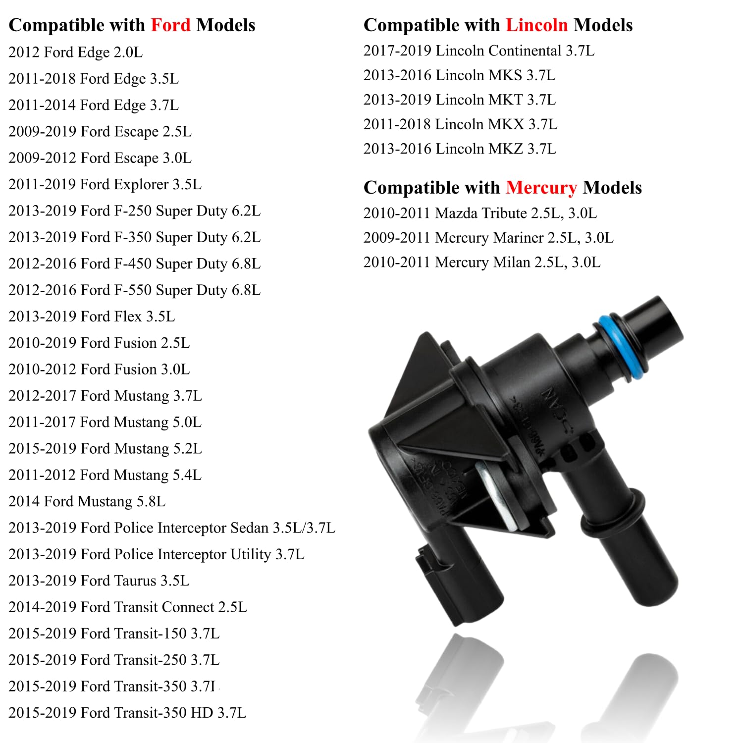 Vapor Canister Purge Valve - EVAP Evaporative Emissions Vapor Canister Purge Solenoid Valve Compatible with Ford Explorer F150 F