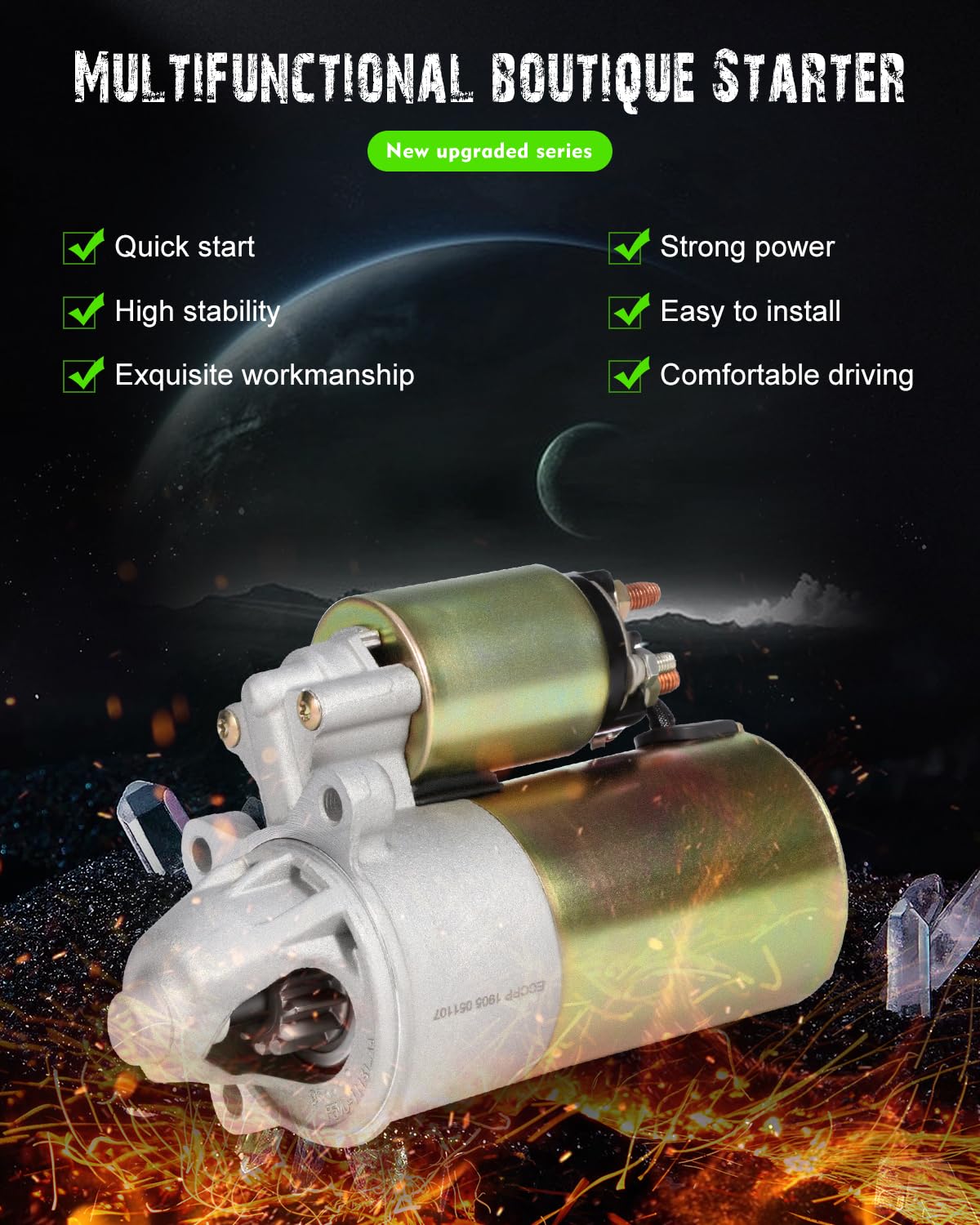 Scitoo Starters Sfd0028 3221 323-525 Fit For Crown Victoria For Lincoln Town Car For Mercury Grand Marquis 1992-2011 4.6L