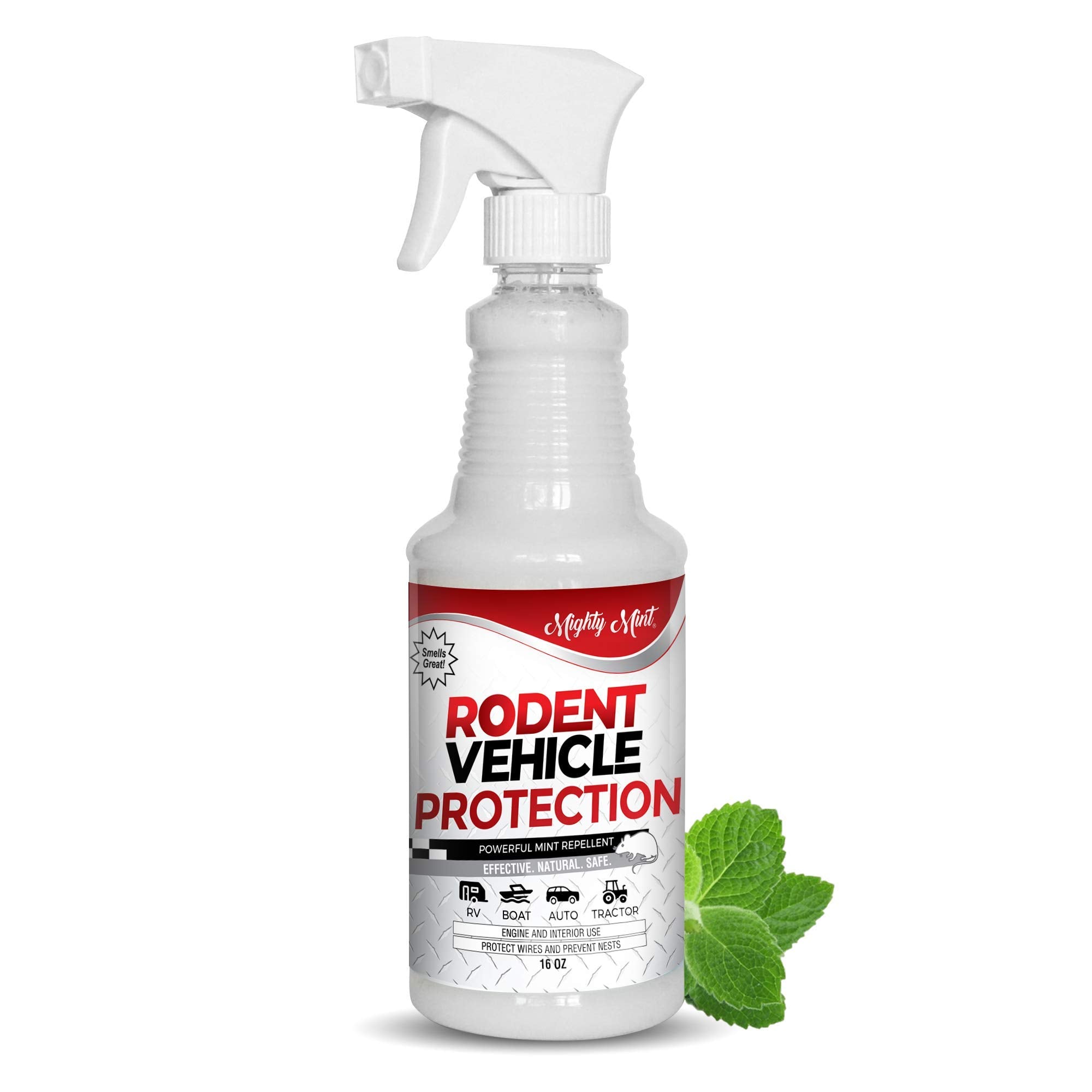 Mighty Mint Rodent Repellent Spray For Vehicle Engines And Interiors - Cars, Trucks, Rvs, & Boats