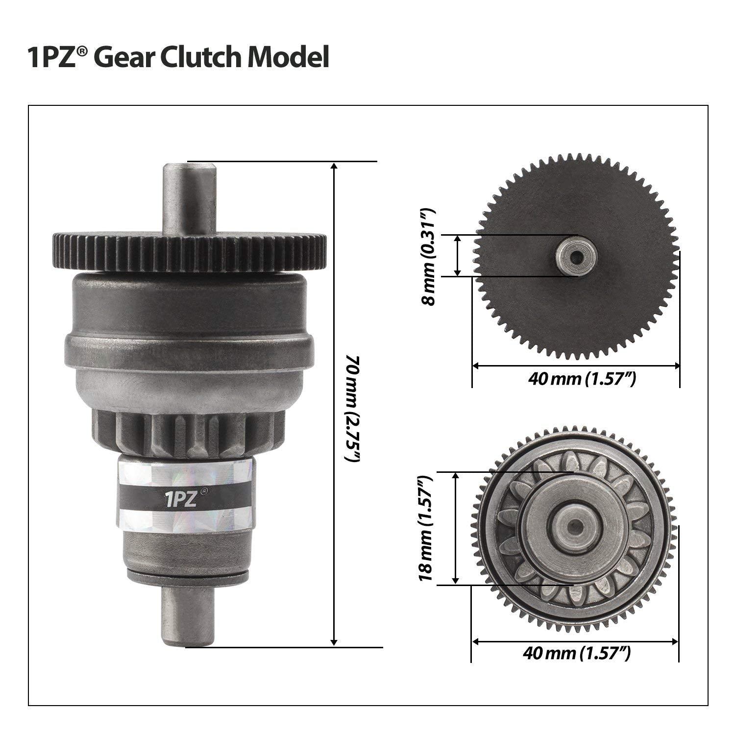 1Pz Be5-001 Atmt1-170 Starter Clutch Bendix For Gy6 49Cc 50Cc 139Qmb 1P39Qmb Chinese Scooter Moped Atv Taotao Jcl Bms Jonway Dongfang Tank Roketa